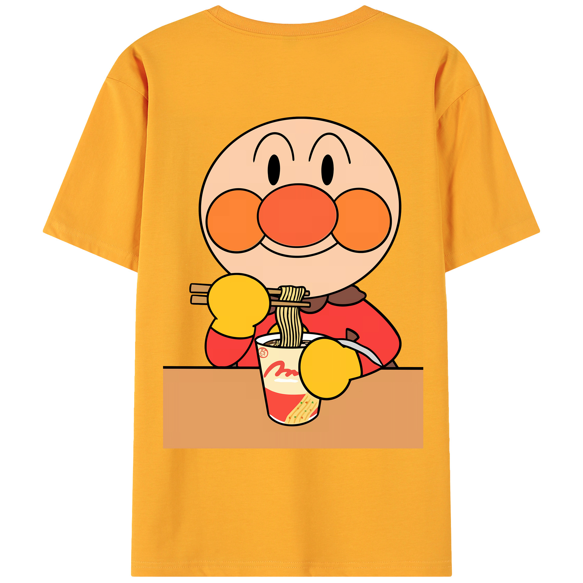 （画像用） アンパンマン Anpanman 綿100％ メンズ半袖Tシャツ（バックプリント） 通気性
