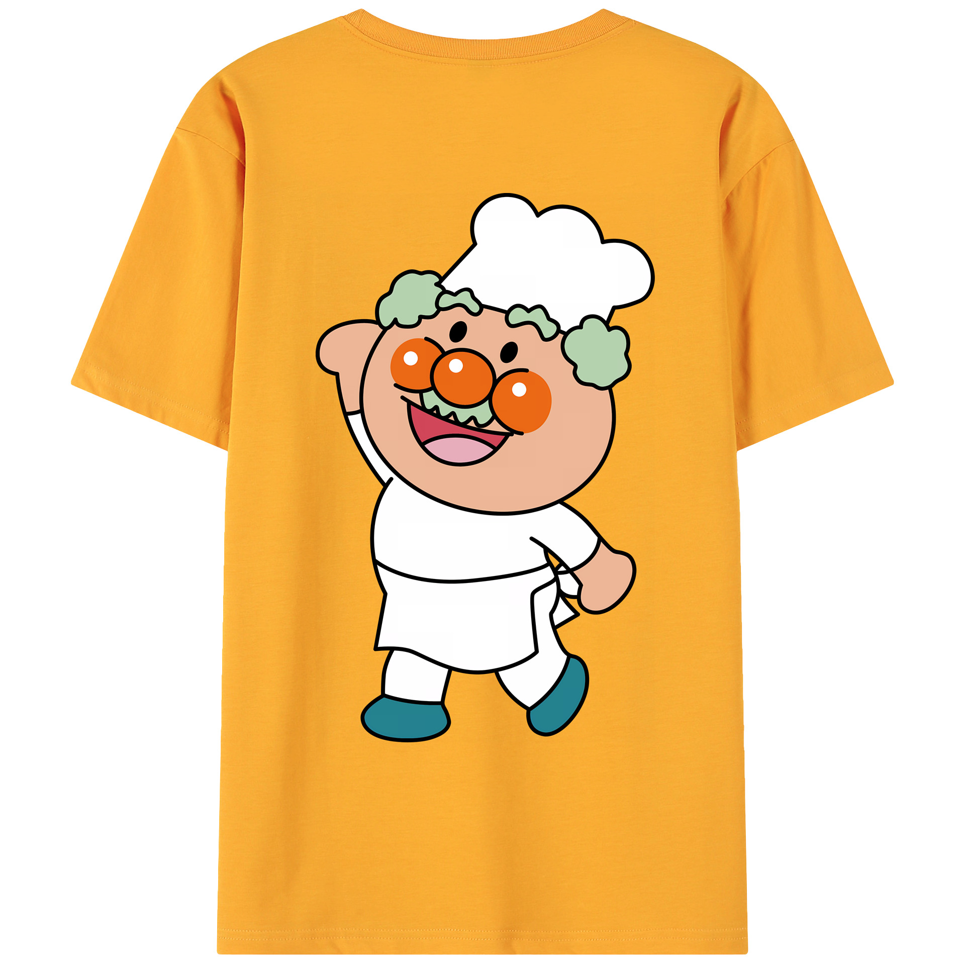（画像用） アンパンマン Anpanman 綿100％ メンズ半袖Tシャツ（バックプリント） 通気性