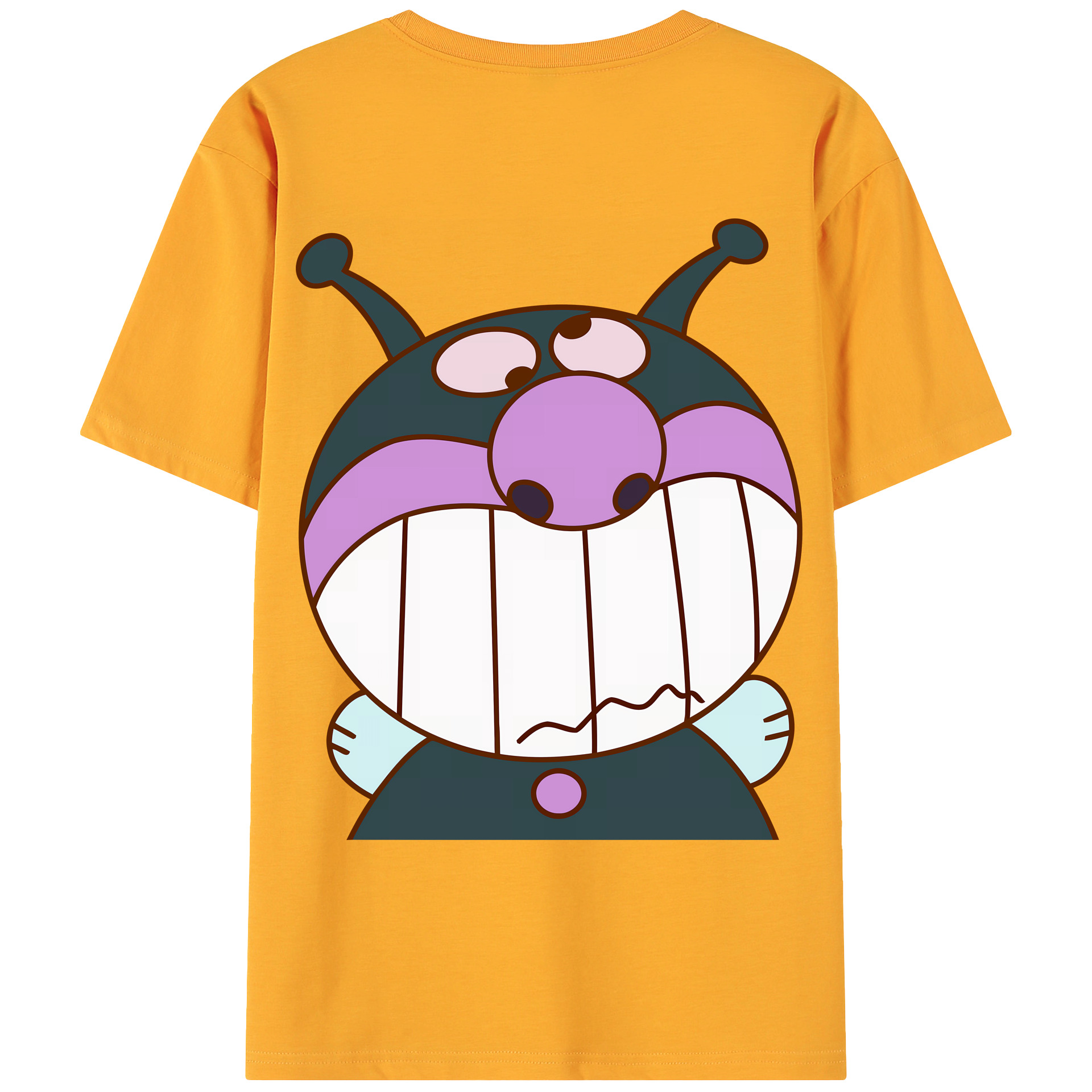 （画像用） アンパンマン Anpanman 綿100％ メンズ半袖Tシャツ（バックプリント） 通気性