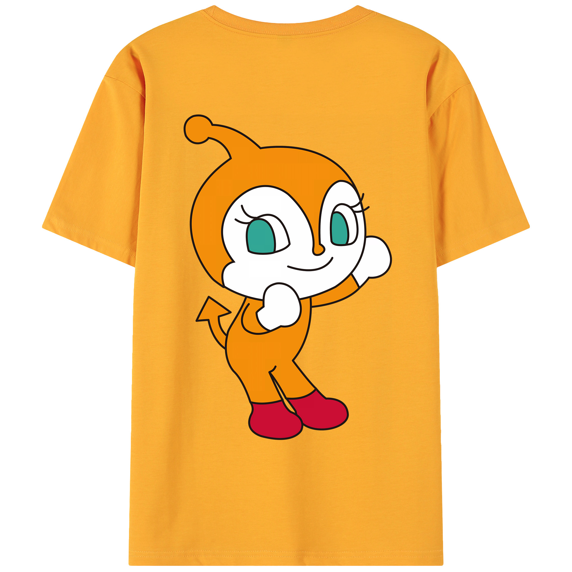（画像用） アンパンマン Anpanman 綿100％ メンズ半袖Tシャツ（バックプリント） 通気性