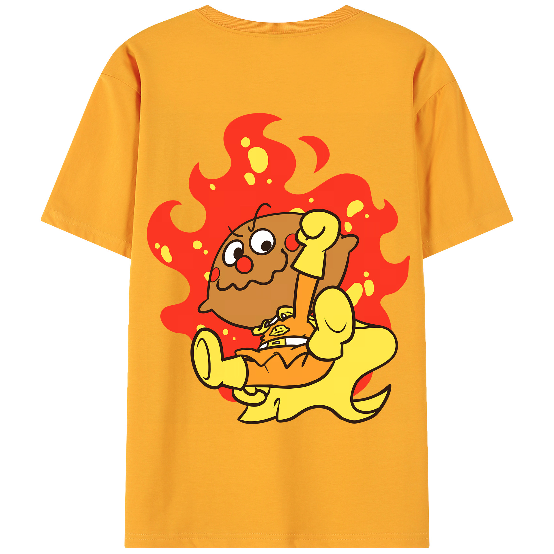 （画像用） アンパンマン Anpanman 綿100％ メンズ半袖Tシャツ（バックプリント） 通気性