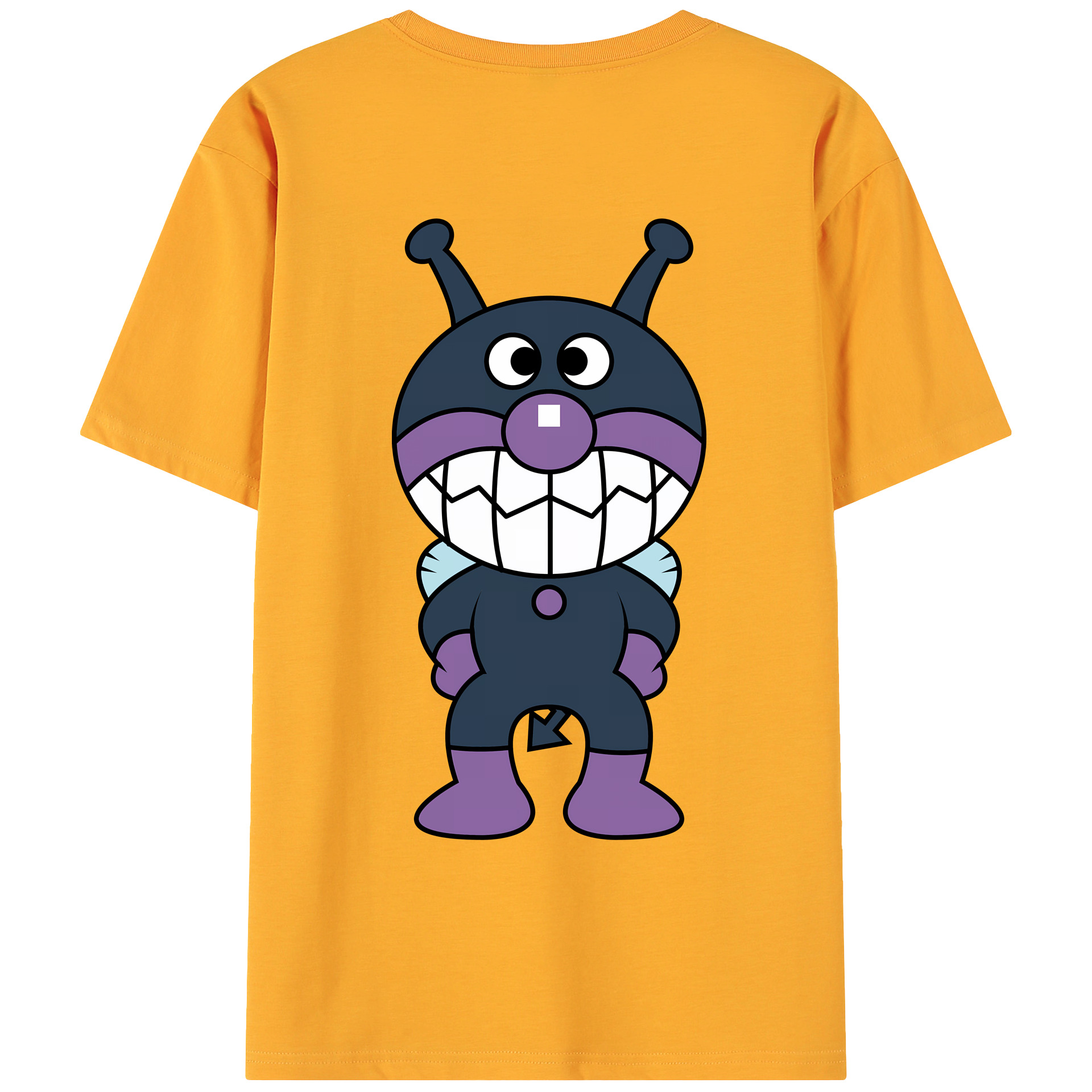 （画像用） アンパンマン Anpanman 綿100％ メンズ半袖Tシャツ（バックプリント） 通気性
