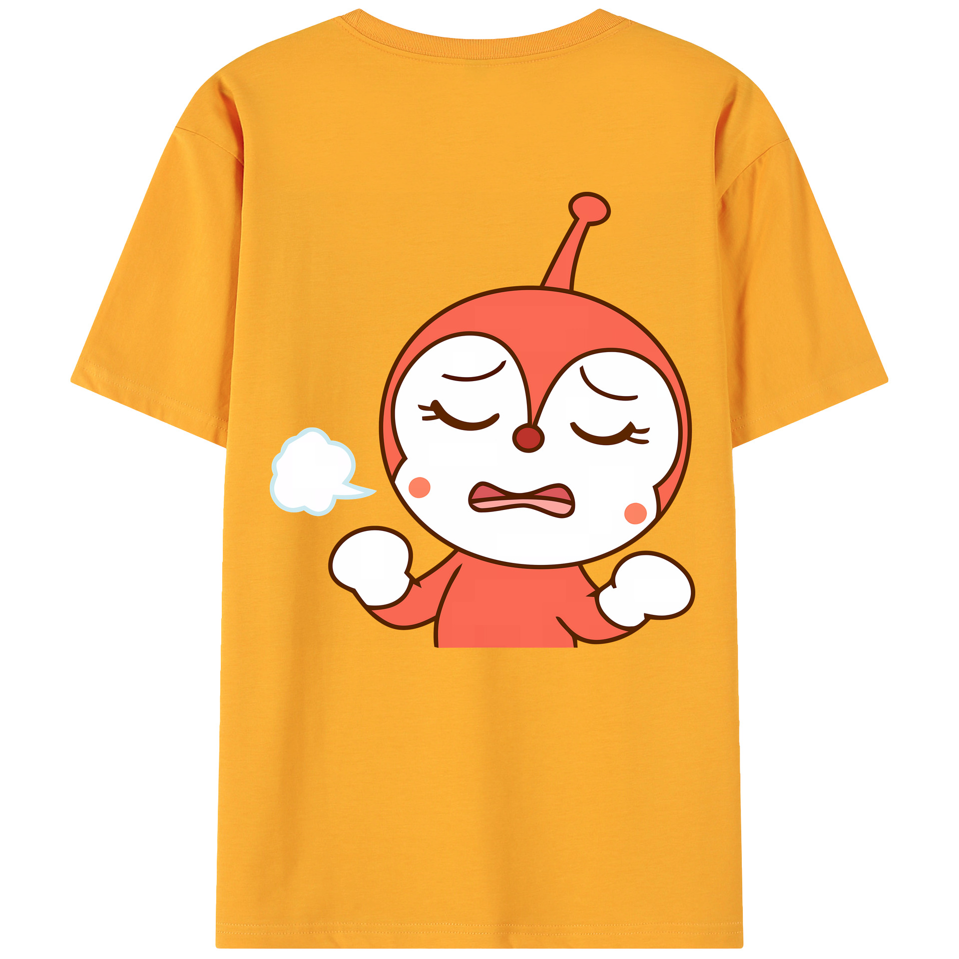 （画像用） アンパンマン Anpanman 綿100％ メンズ半袖Tシャツ（バックプリント） 通気性
