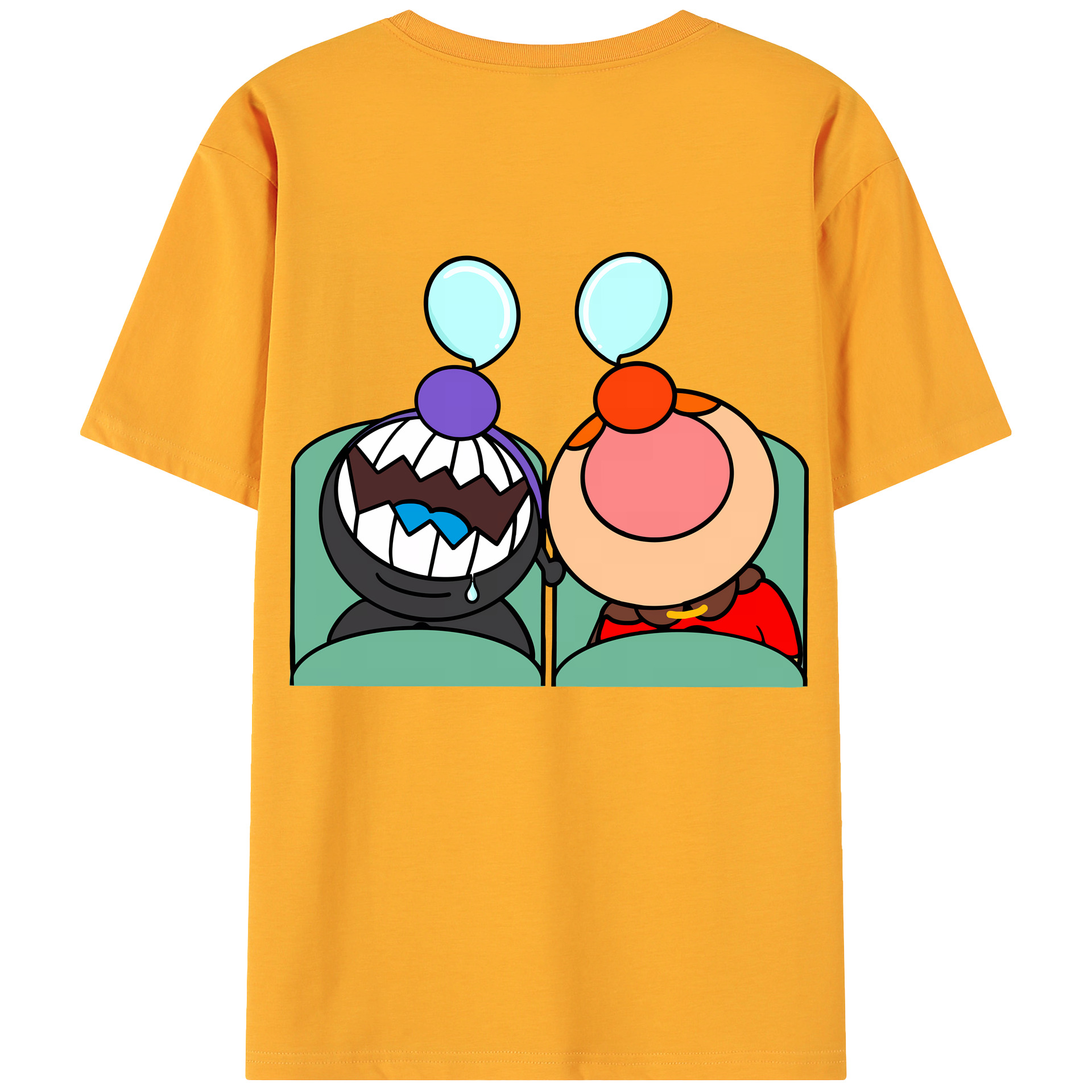 （画像用） アンパンマン Anpanman 綿100％ メンズ半袖Tシャツ（バックプリント） 通気性