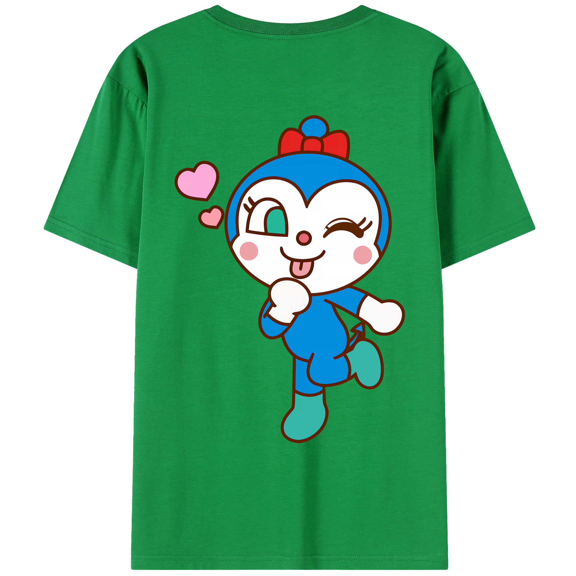 （画像用） アンパンマン Anpanman 綿100％ メンズ半袖Tシャツ（バックプリント） 通気性