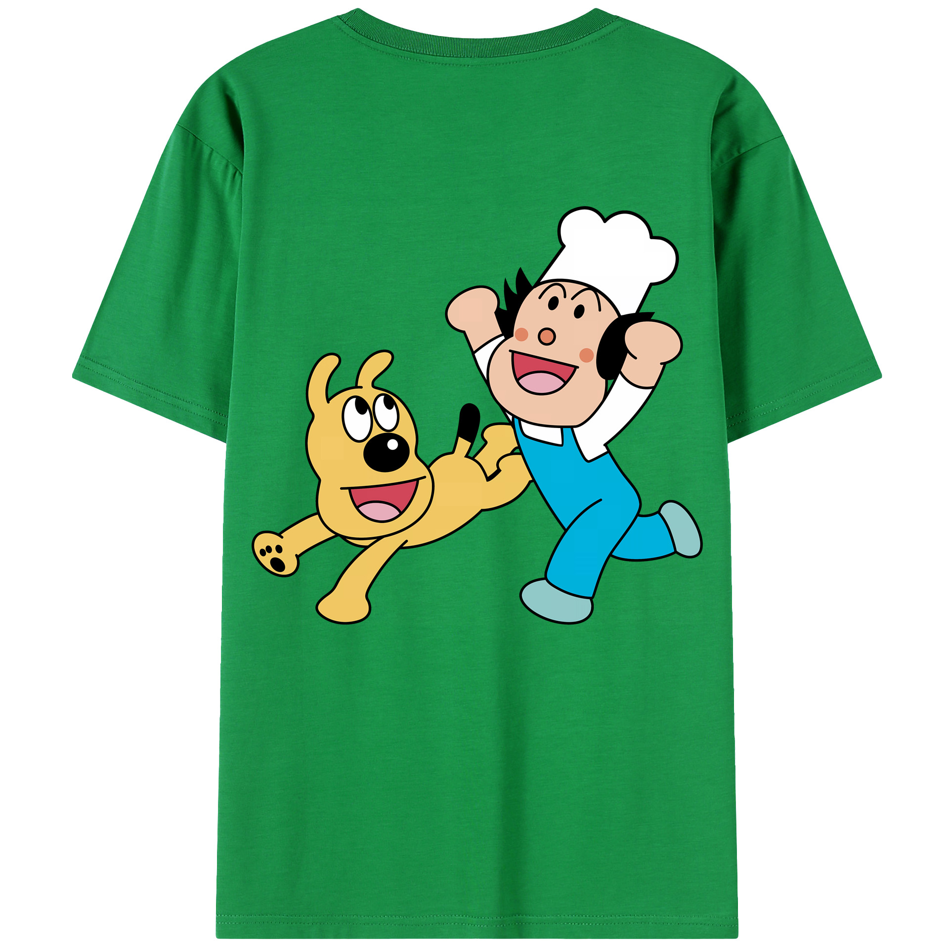 （画像用） アンパンマン Anpanman 綿100％ メンズ半袖Tシャツ（バックプリント） 通気性