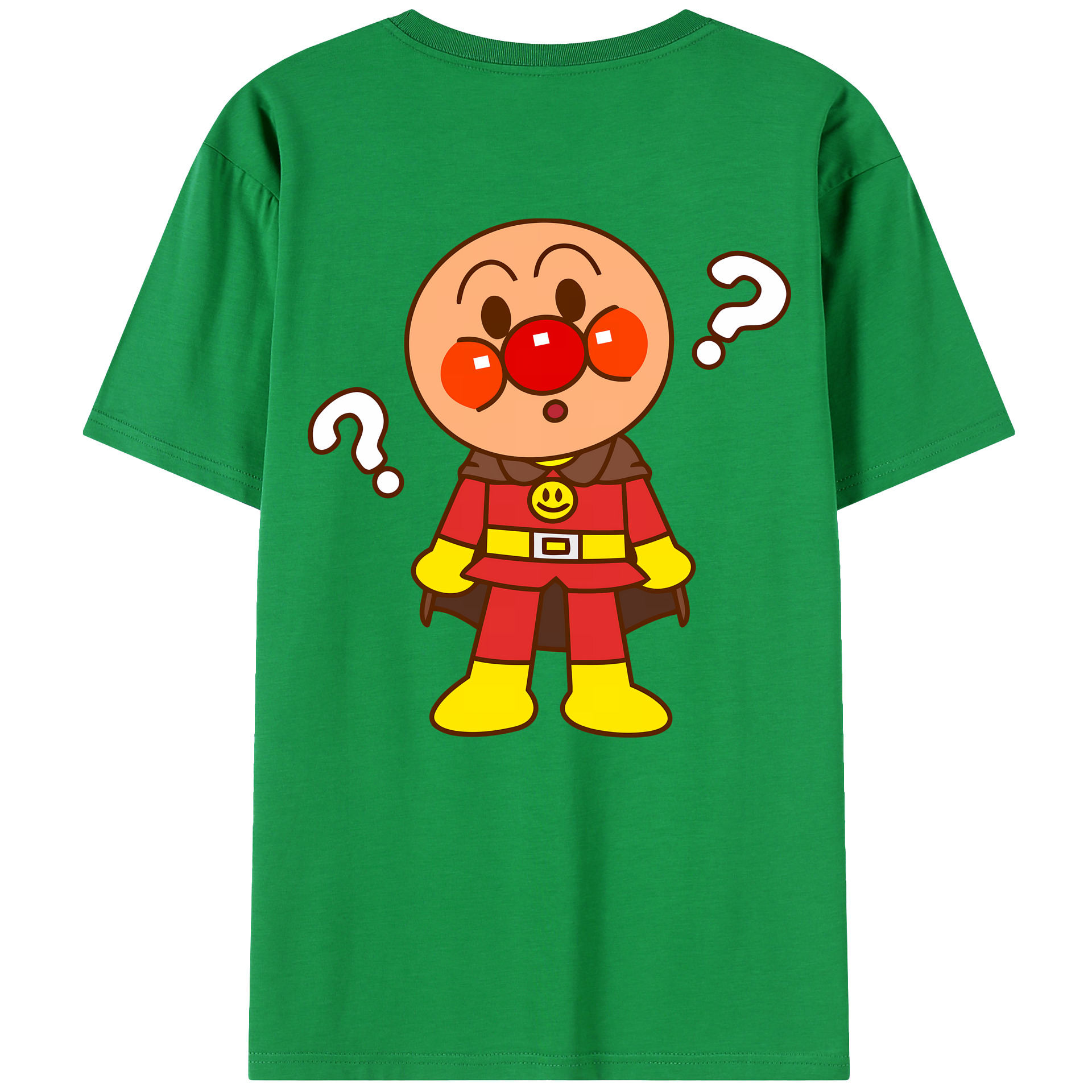 （画像用） アンパンマン Anpanman 綿100％ メンズ半袖Tシャツ（バックプリント） 通気性