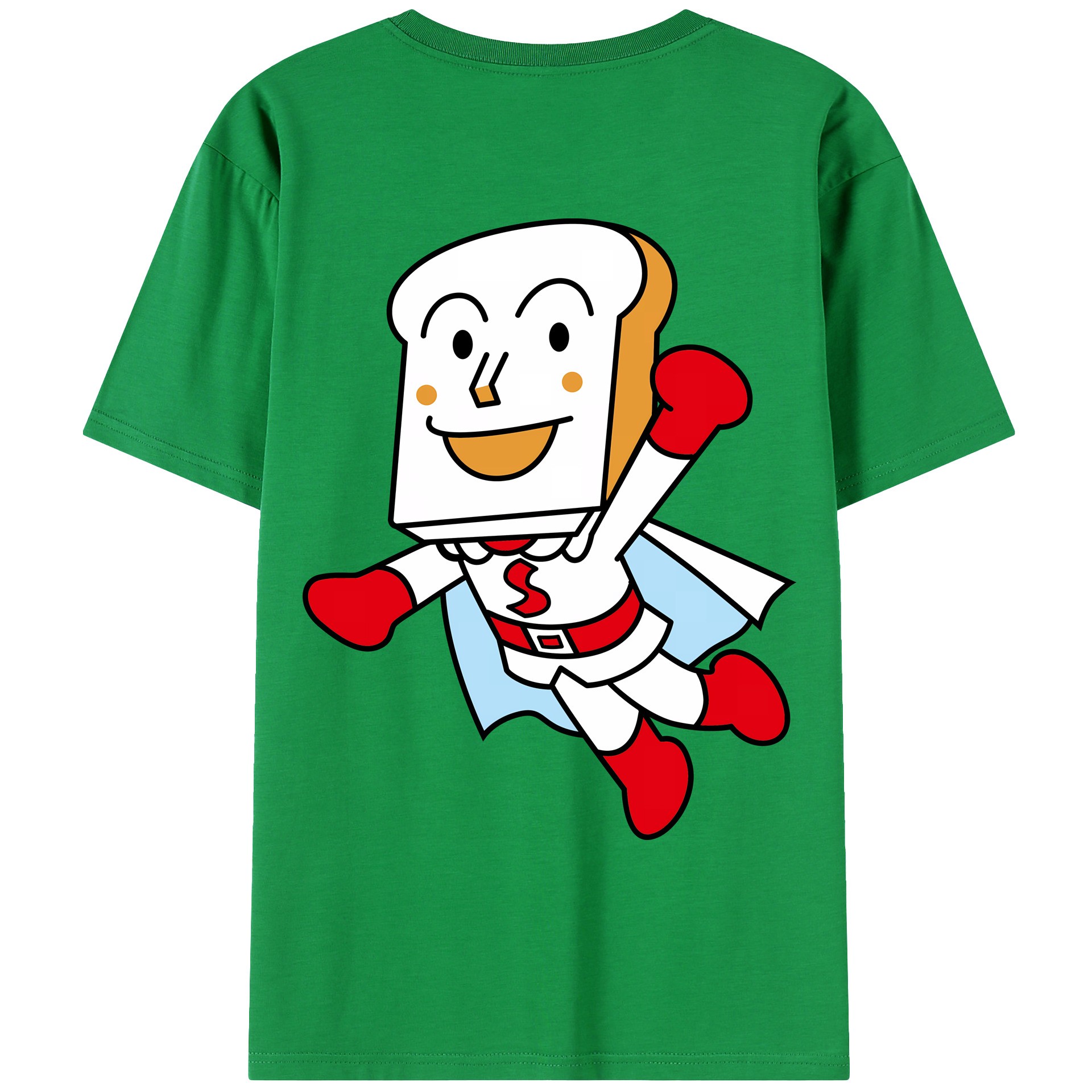 （画像用） アンパンマン Anpanman 綿100％ メンズ半袖Tシャツ（バックプリント） 通気性