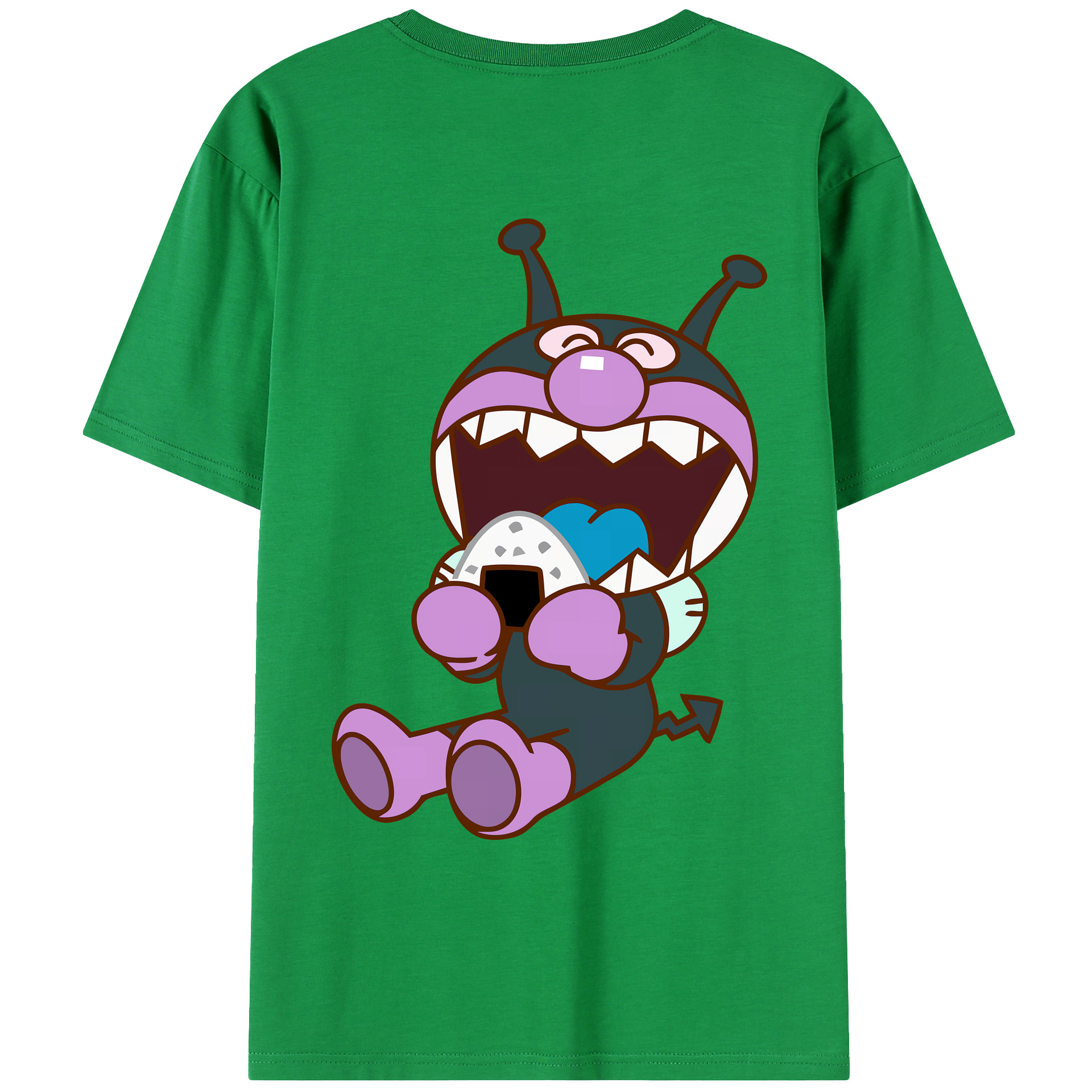（画像用） アンパンマン Anpanman 綿100％ メンズ半袖Tシャツ（バックプリント） 通気性