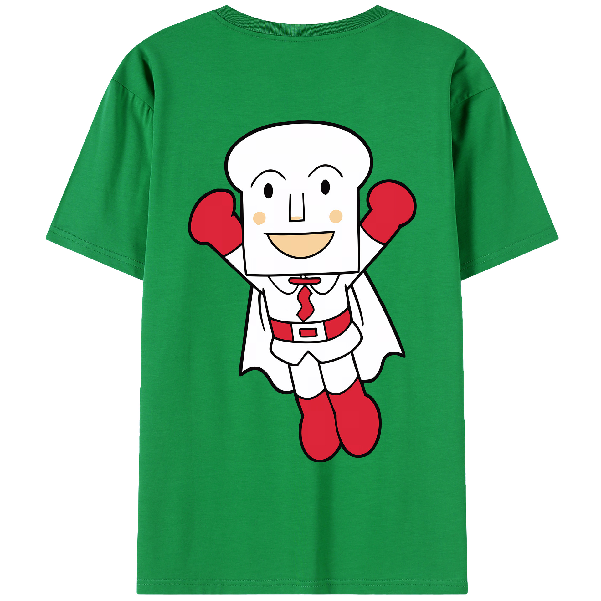 （画像用） アンパンマン Anpanman 綿100％ メンズ半袖Tシャツ（バックプリント） 通気性