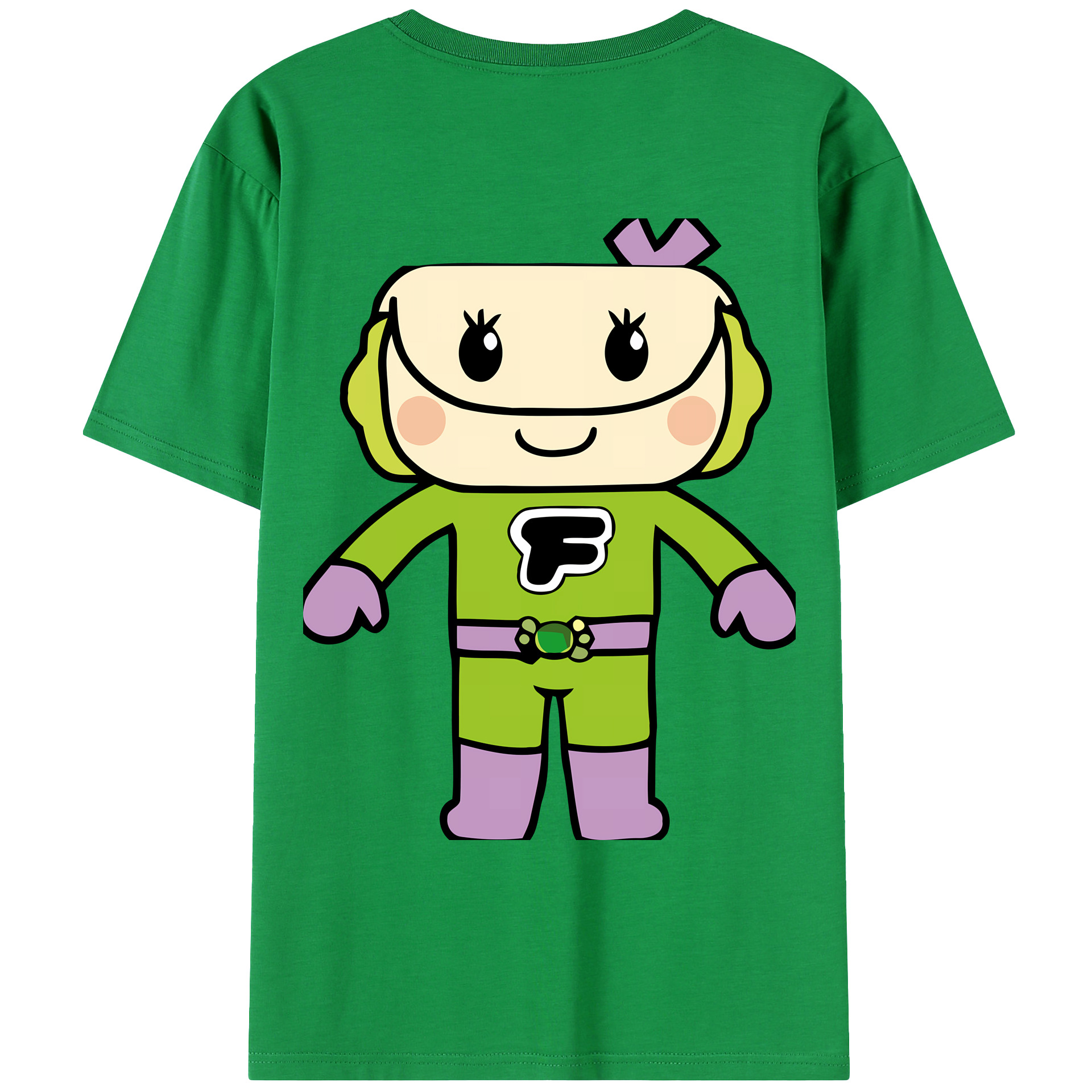（画像用） アンパンマン Anpanman 綿100％ メンズ半袖Tシャツ（バックプリント） 通気性