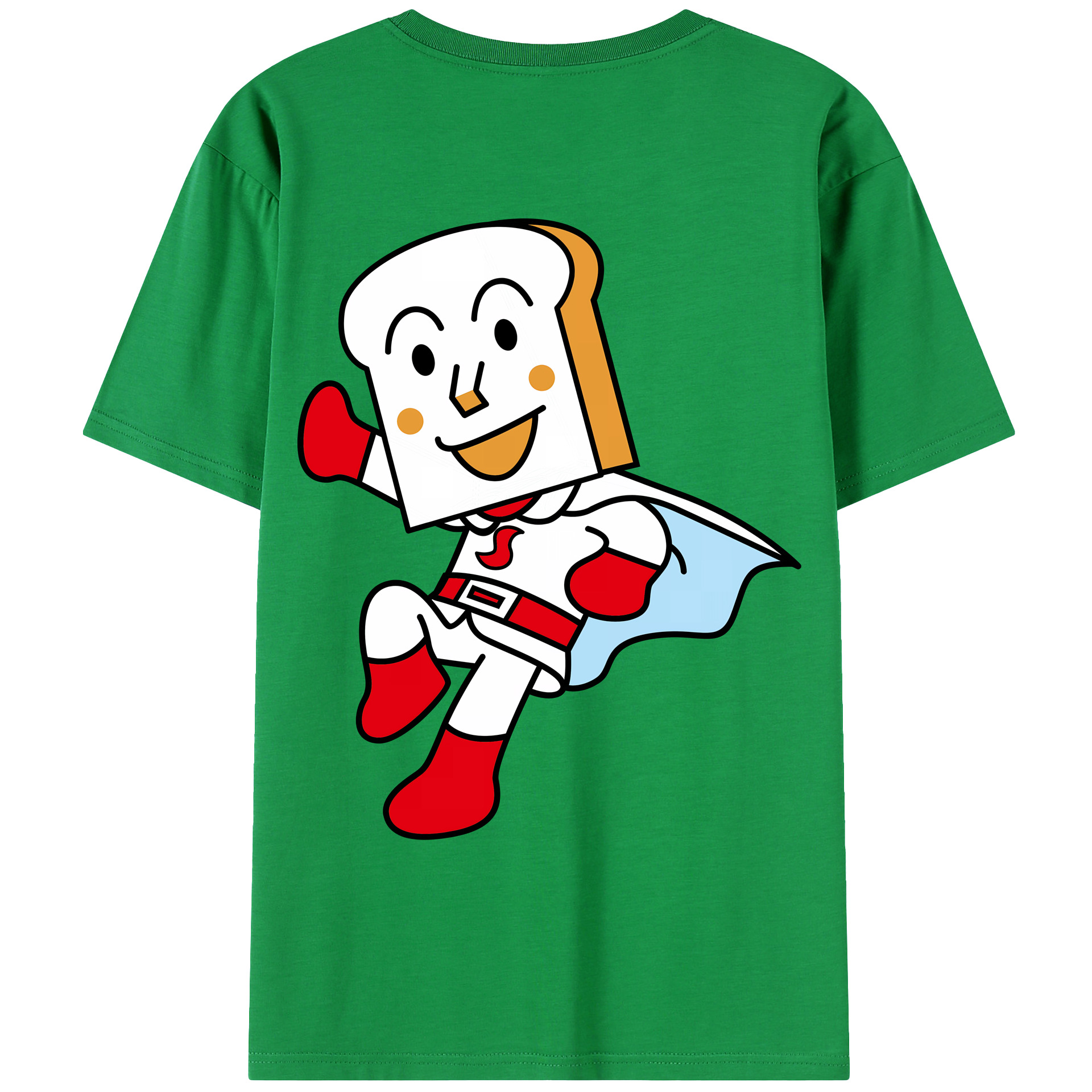 （画像用） アンパンマン Anpanman 綿100％ メンズ半袖Tシャツ（バックプリント） 通気性