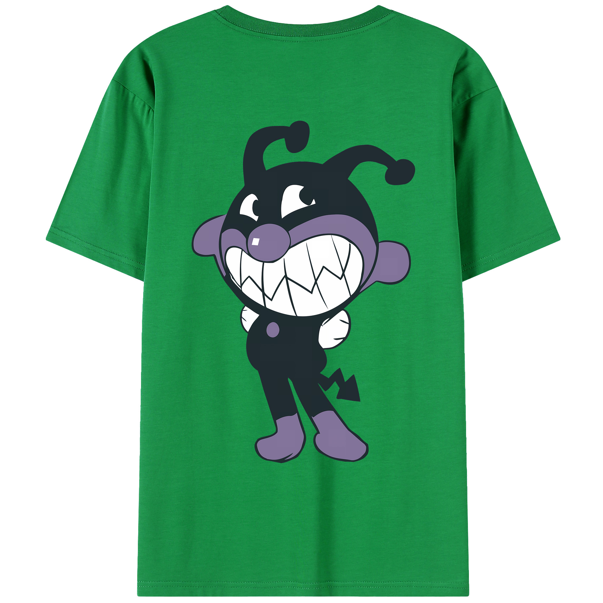（画像用） アンパンマン Anpanman 綿100％ メンズ半袖Tシャツ（バックプリント） 通気性