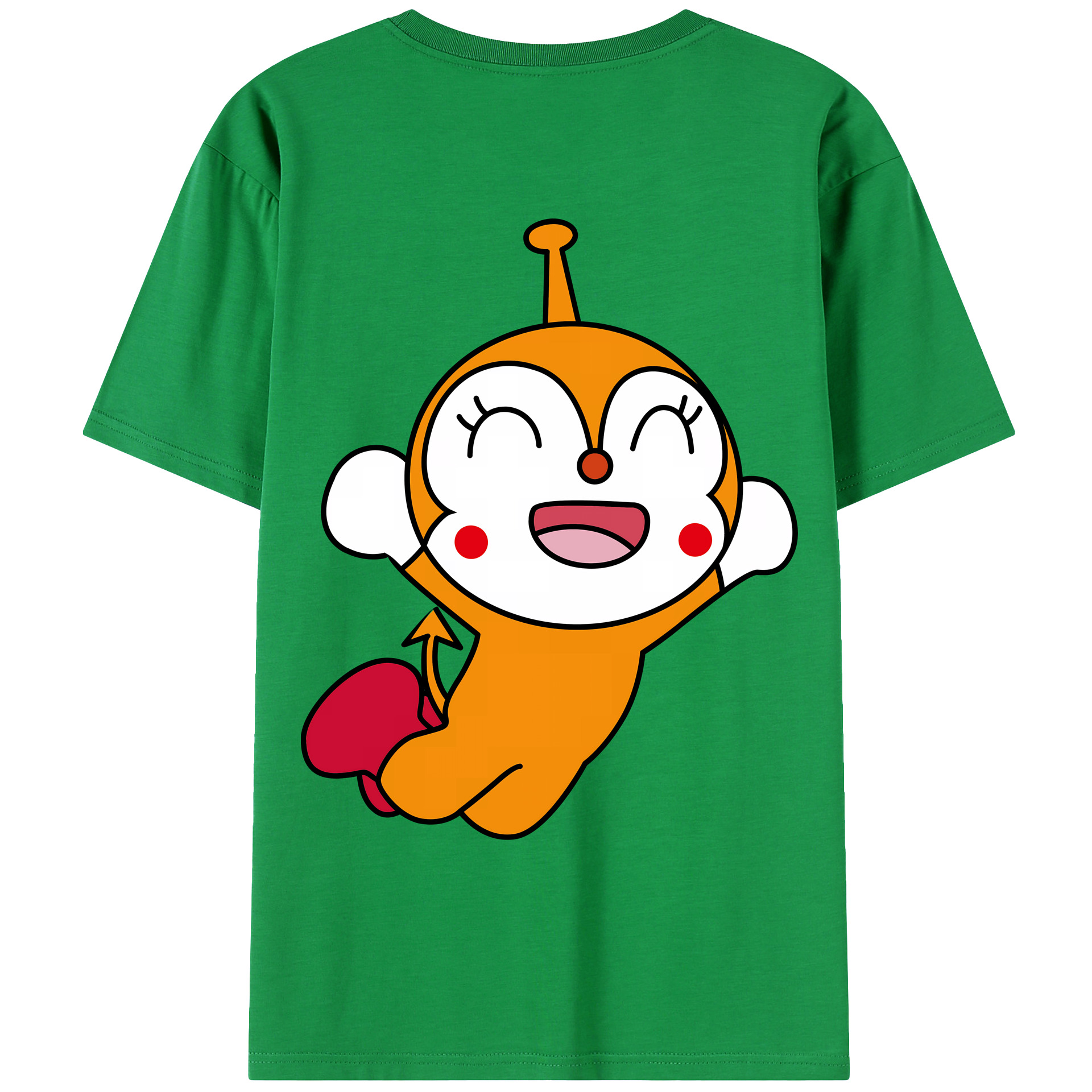 （画像用） アンパンマン Anpanman 綿100％ メンズ半袖Tシャツ（バックプリント） 通気性