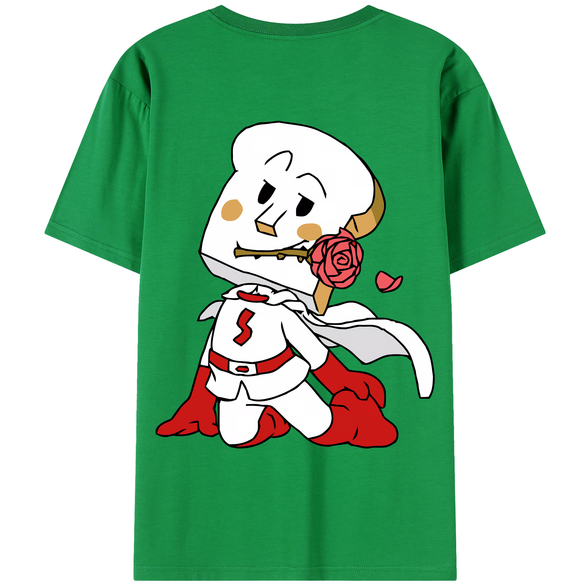 （画像用） アンパンマン Anpanman 綿100％ メンズ半袖Tシャツ（バックプリント） 通気性