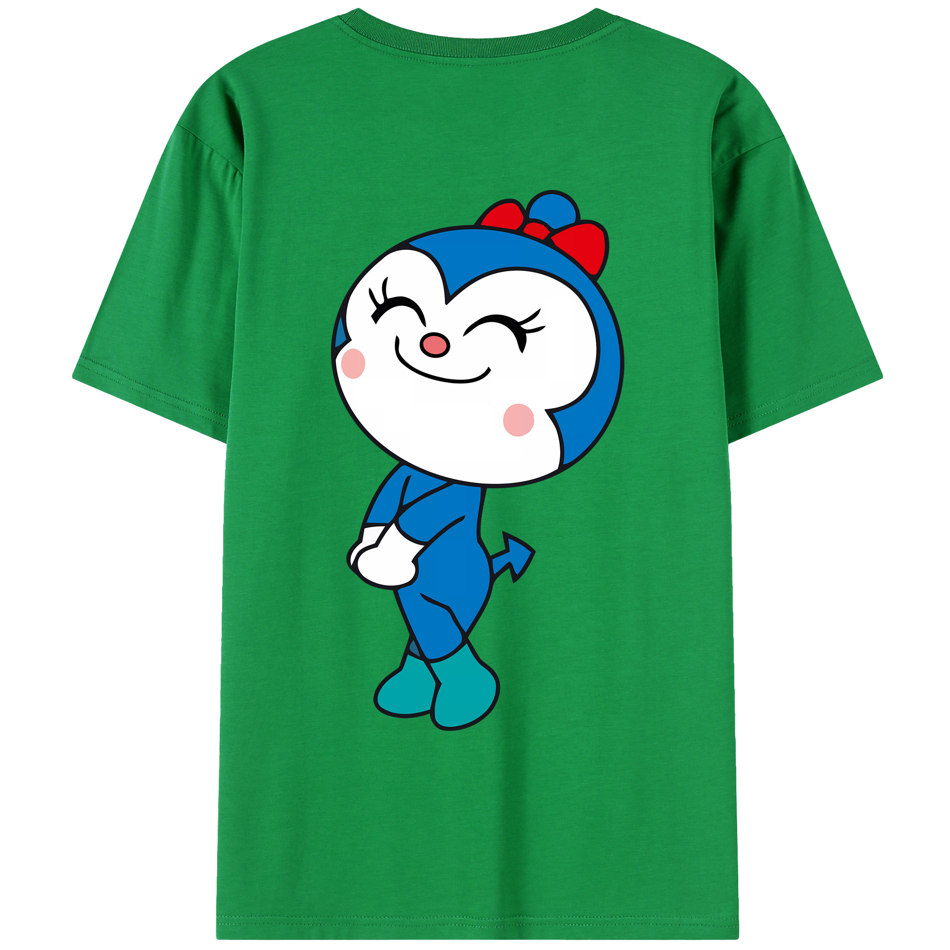 （画像用） アンパンマン Anpanman 綿100％ メンズ半袖Tシャツ（バックプリント） 通気性