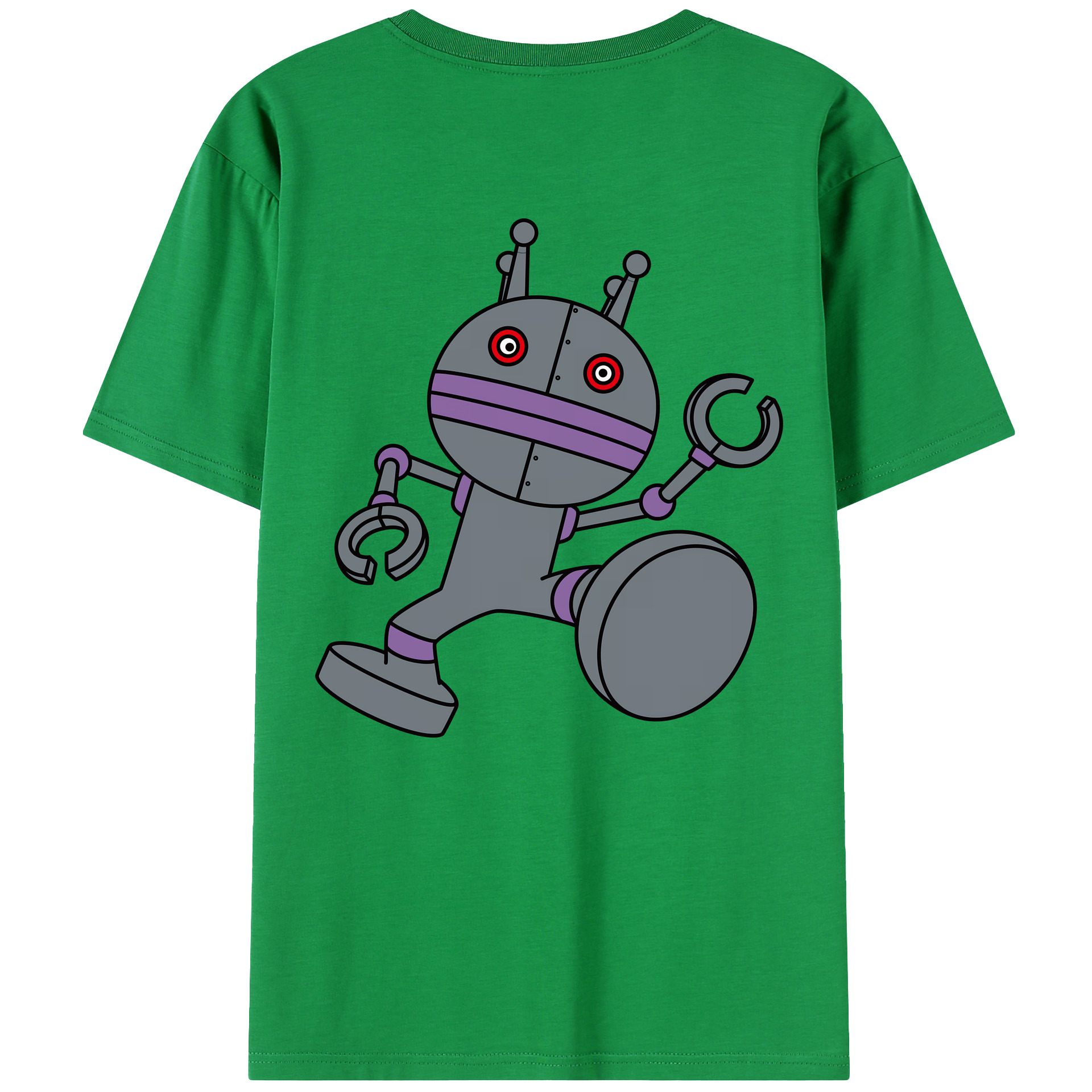 （画像用） アンパンマン Anpanman 綿100％ メンズ半袖Tシャツ（バックプリント） 通気性