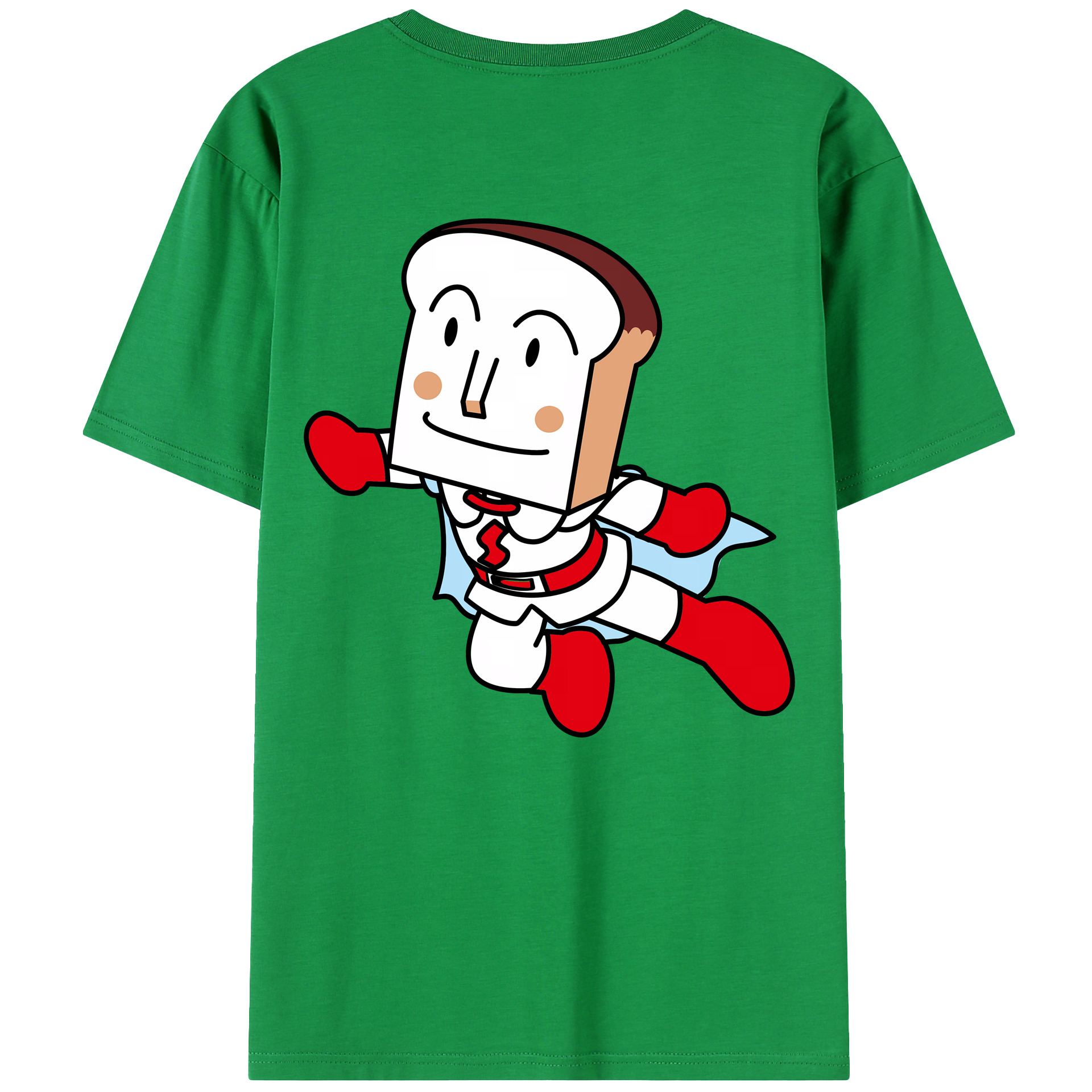 （画像用） アンパンマン Anpanman 綿100％ メンズ半袖Tシャツ（バックプリント） 通気性