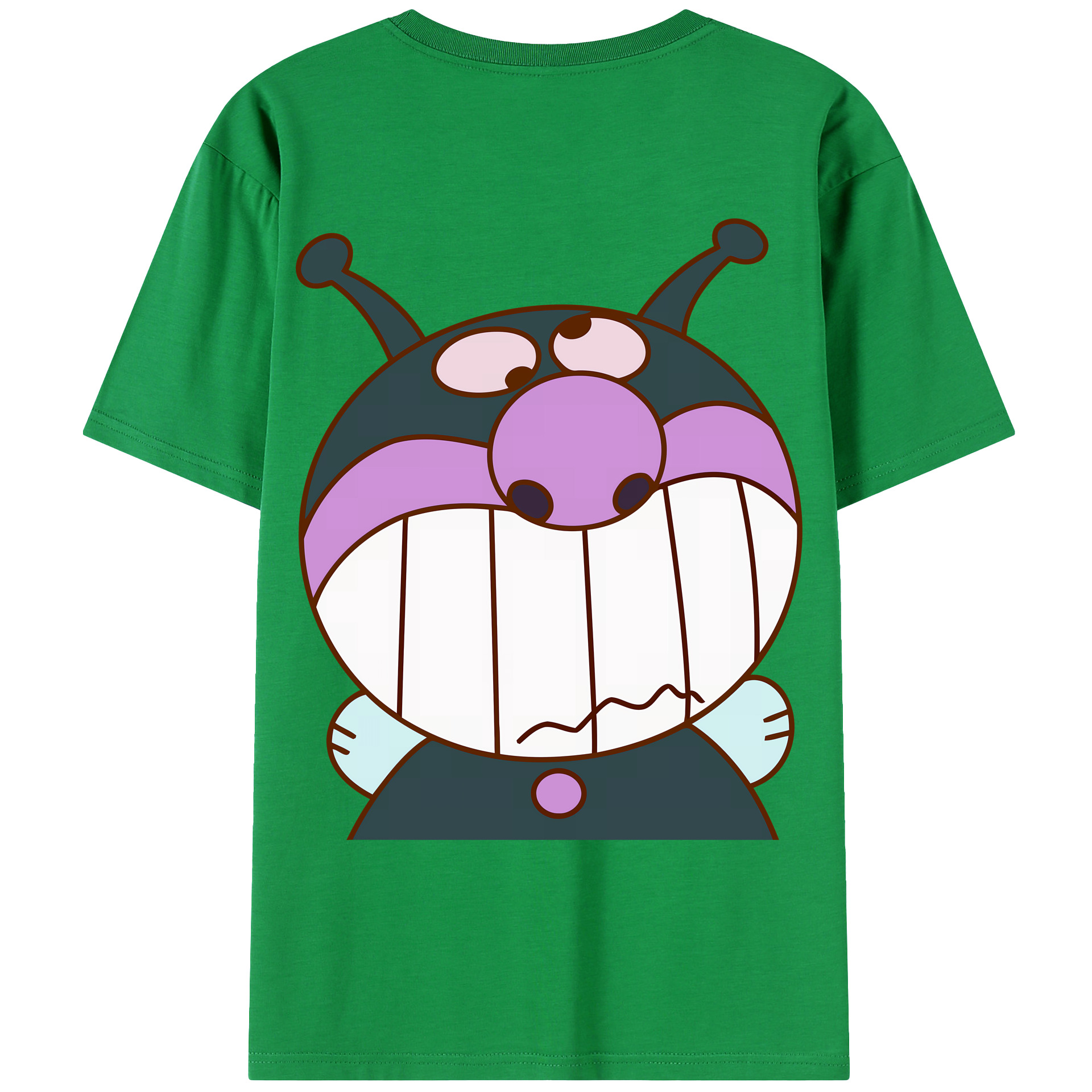 （画像用） アンパンマン Anpanman 綿100％ メンズ半袖Tシャツ（バックプリント） 通気性