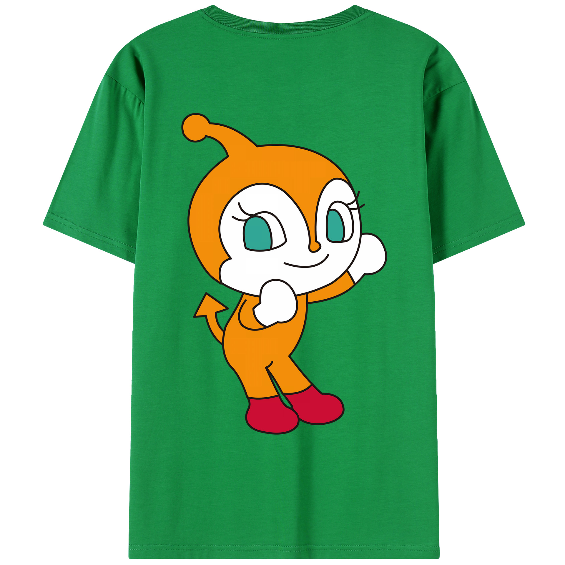 （画像用） アンパンマン Anpanman 綿100％ メンズ半袖Tシャツ（バックプリント） 通気性