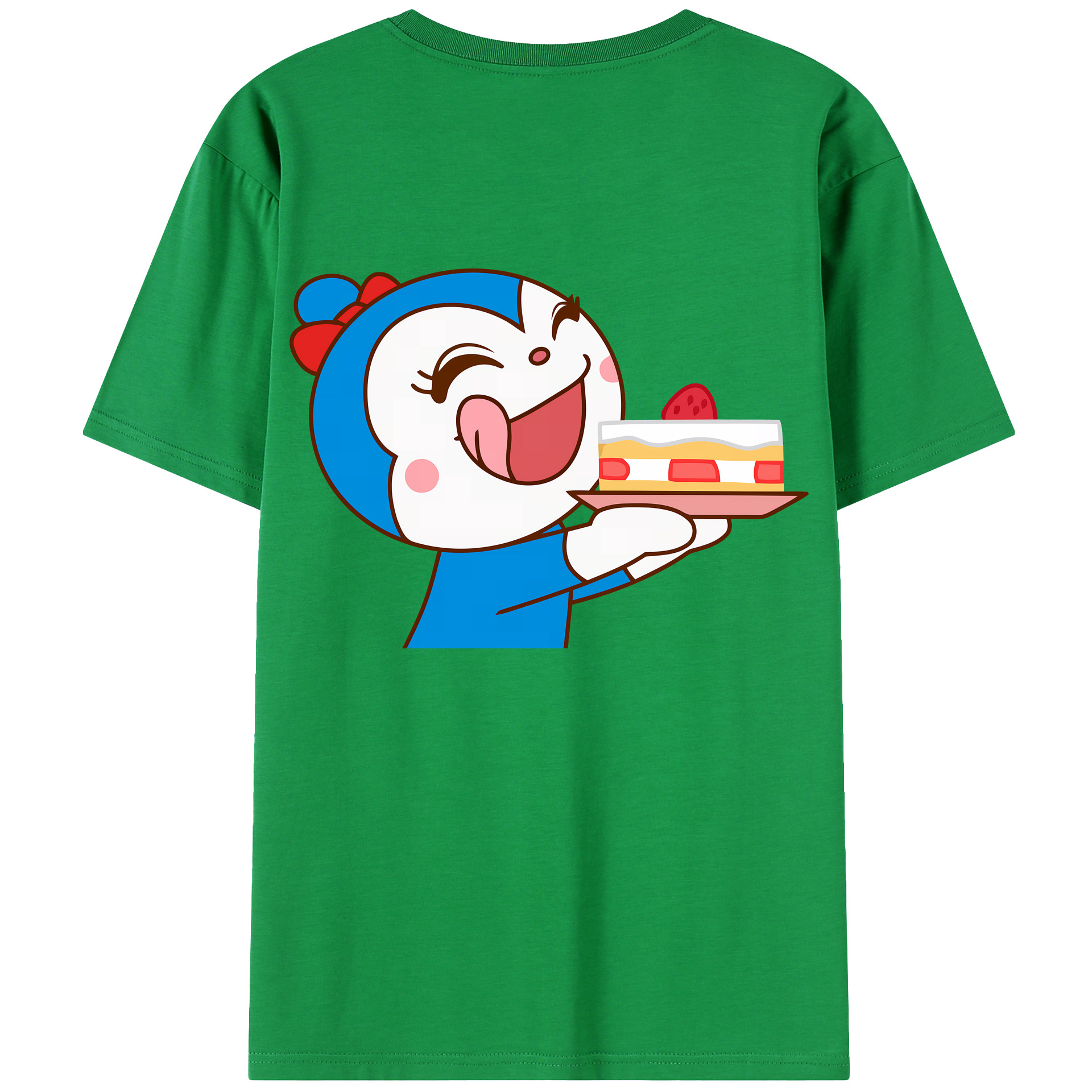 （画像用） アンパンマン Anpanman 綿100％ メンズ半袖Tシャツ（バックプリント） 通気性