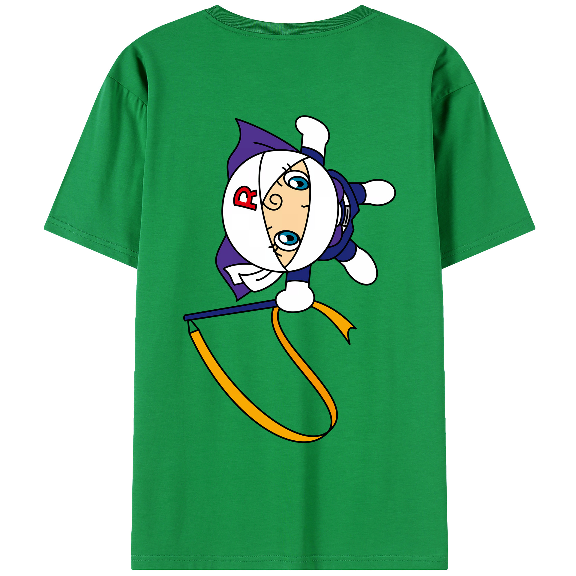 （画像用） アンパンマン Anpanman 綿100％ メンズ半袖Tシャツ（バックプリント） 通気性