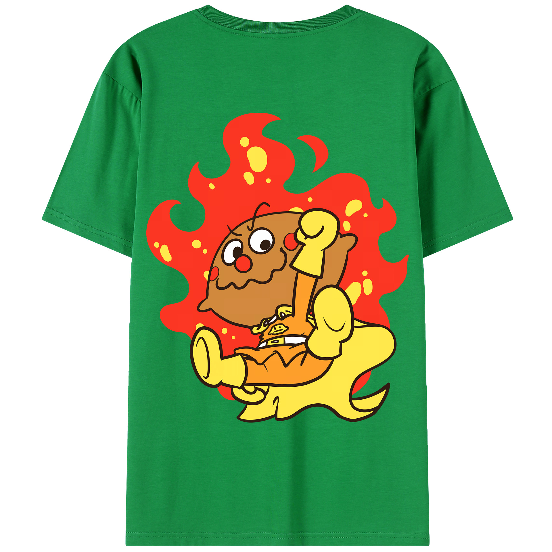 （画像用） アンパンマン Anpanman 綿100％ メンズ半袖Tシャツ（バックプリント） 通気性