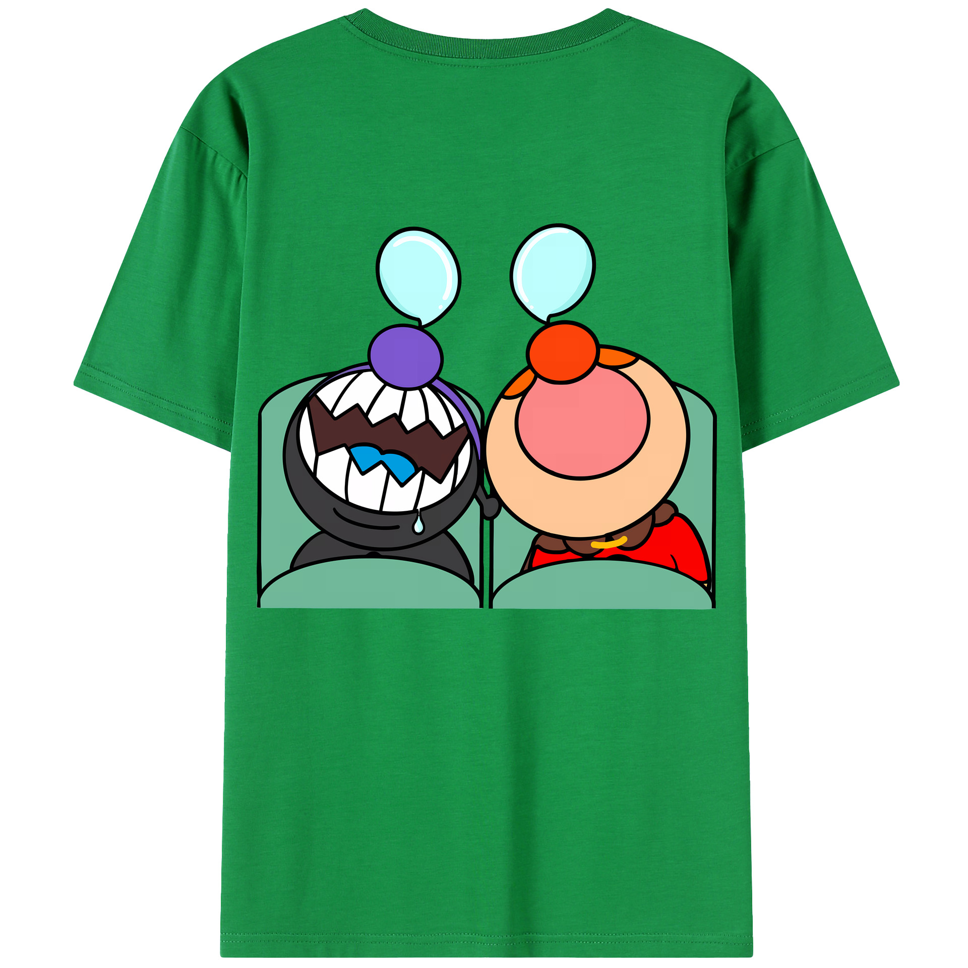 （画像用） アンパンマン Anpanman 綿100％ メンズ半袖Tシャツ（バックプリント） 通気性