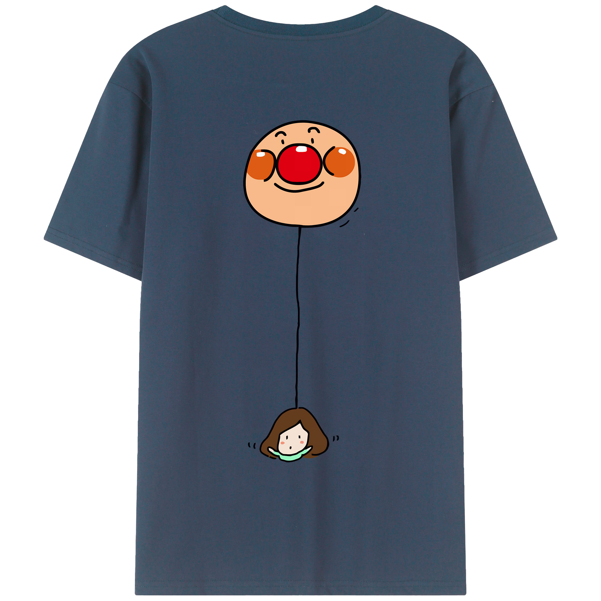 （画像用） アンパンマン Anpanman 綿100％ メンズ半袖Tシャツ（バックプリント） 通気性