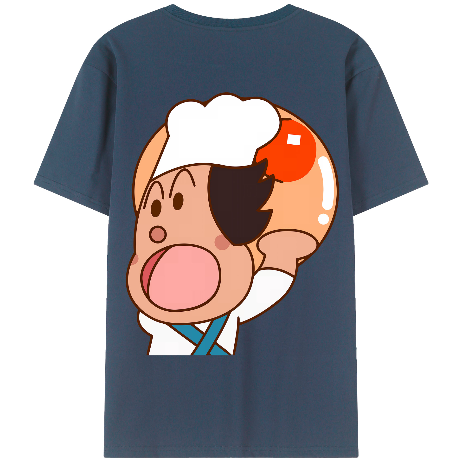（画像用） アンパンマン Anpanman 綿100％ メンズ半袖Tシャツ（バックプリント） 通気性