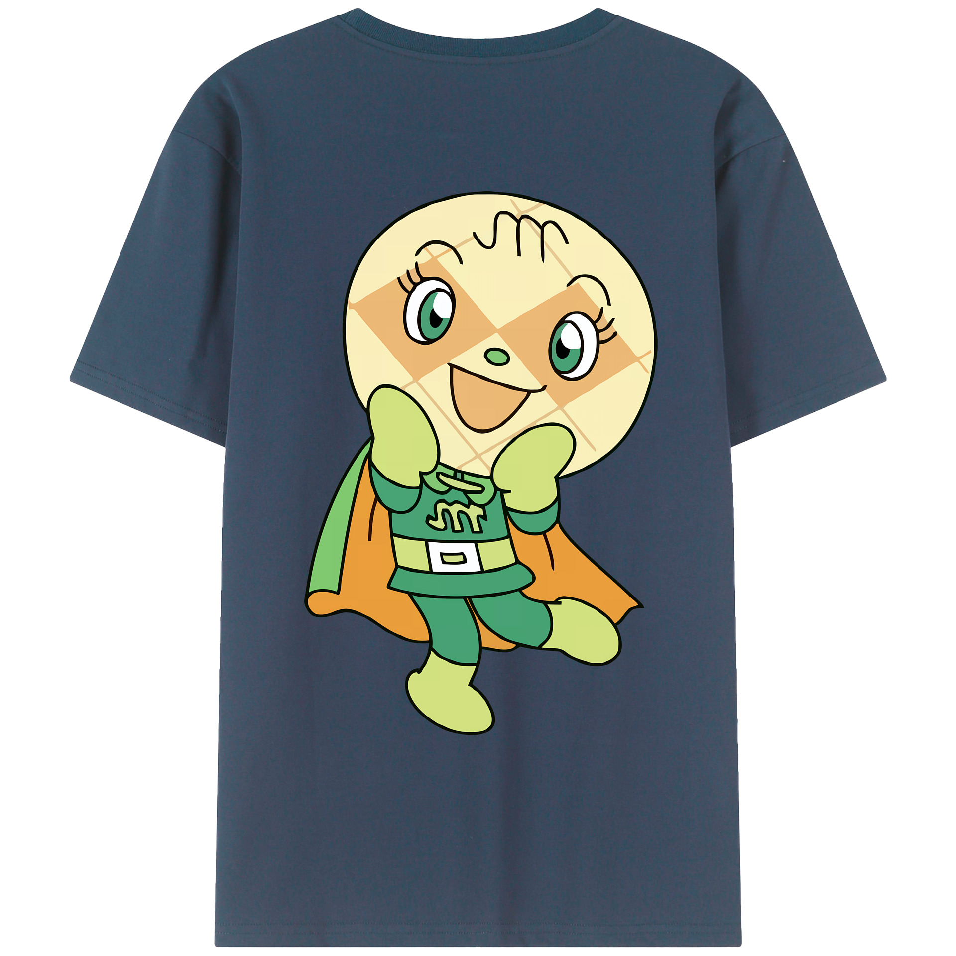 （画像用） アンパンマン Anpanman 綿100％ メンズ半袖Tシャツ（バックプリント） 通気性