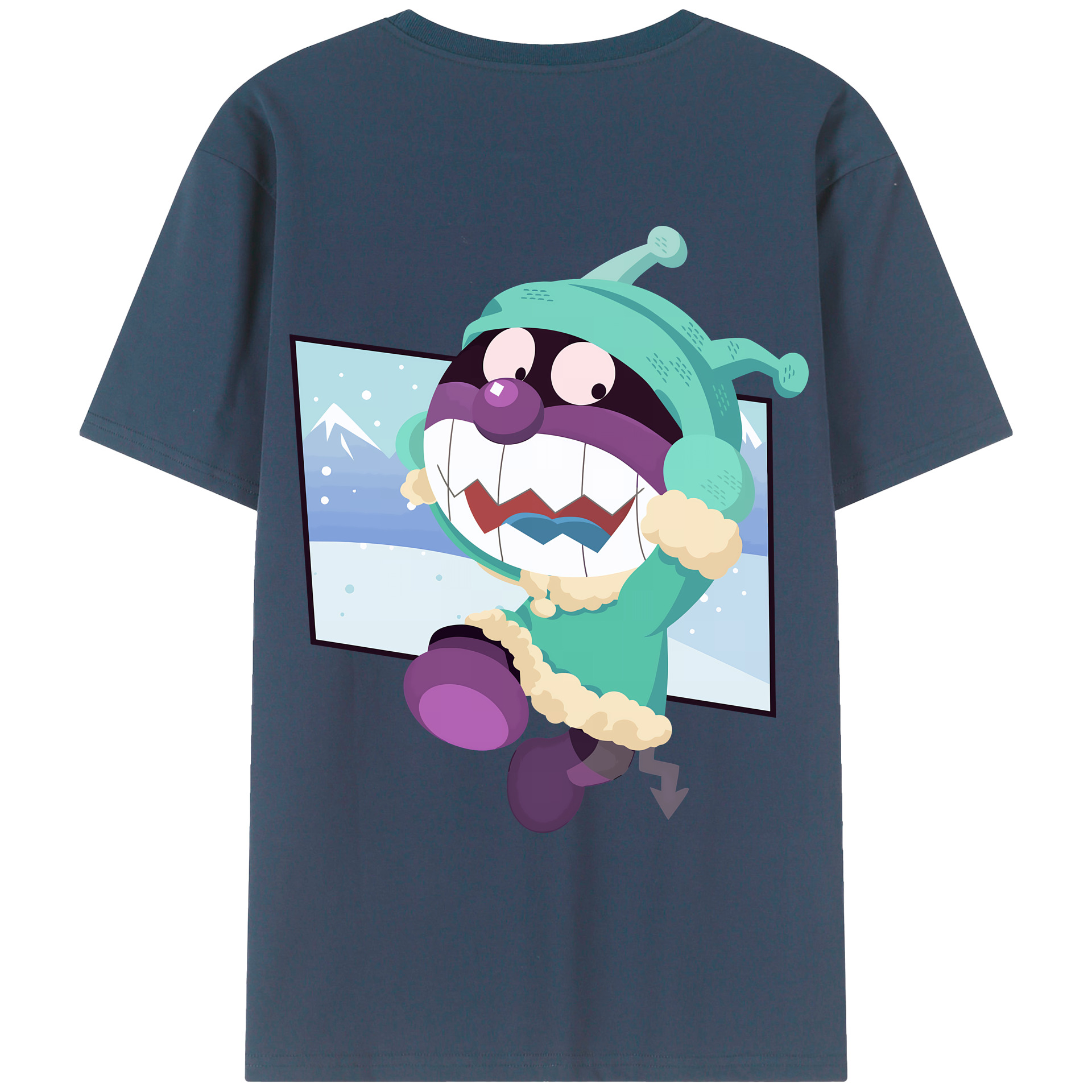 （画像用） アンパンマン Anpanman 綿100％ メンズ半袖Tシャツ（バックプリント） 通気性