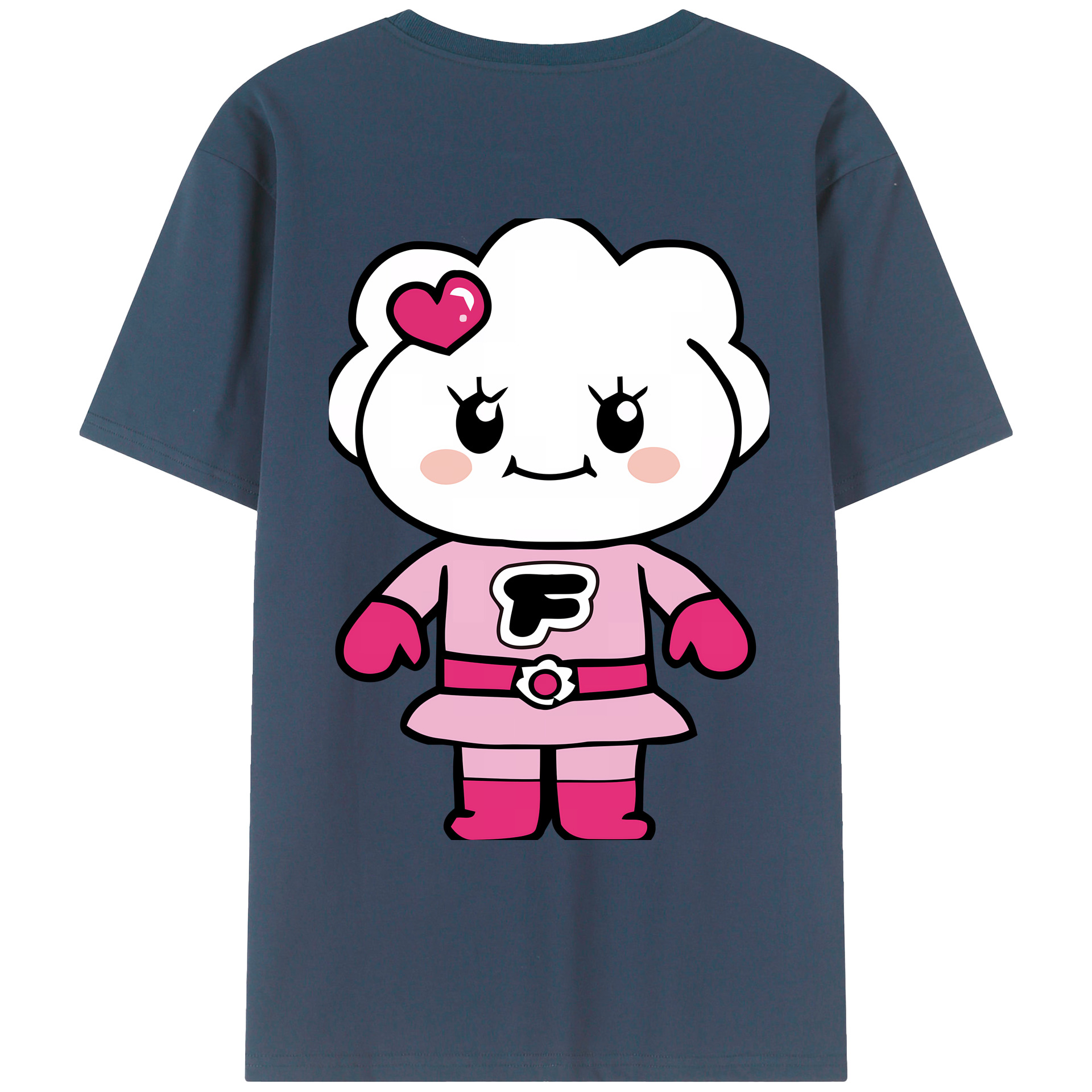 （画像用） アンパンマン Anpanman 綿100％ メンズ半袖Tシャツ（バックプリント） 通気性