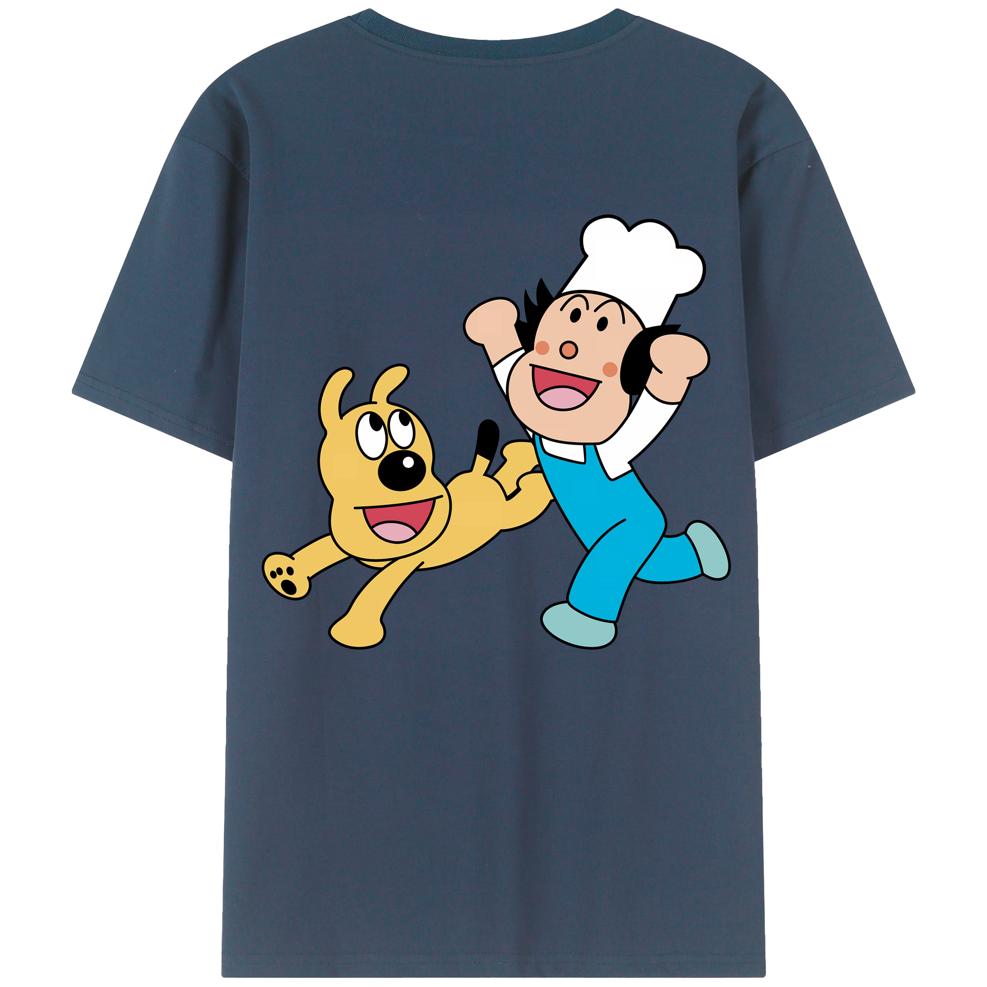 （画像用） アンパンマン Anpanman 綿100％ メンズ半袖Tシャツ（バックプリント） 通気性