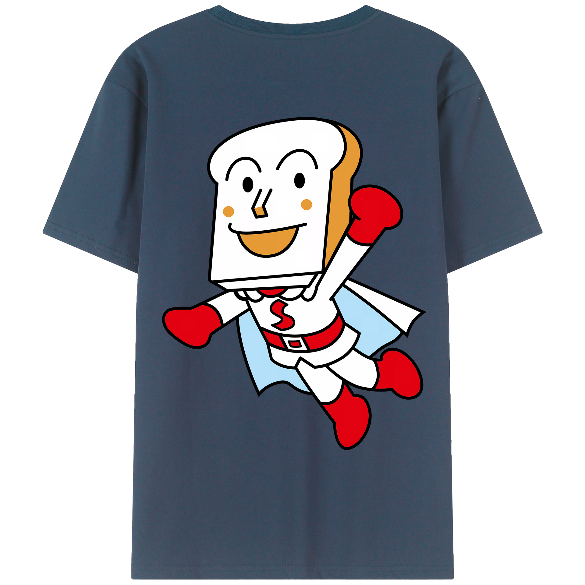 （画像用） アンパンマン Anpanman 綿100％ メンズ半袖Tシャツ（バックプリント） 通気性