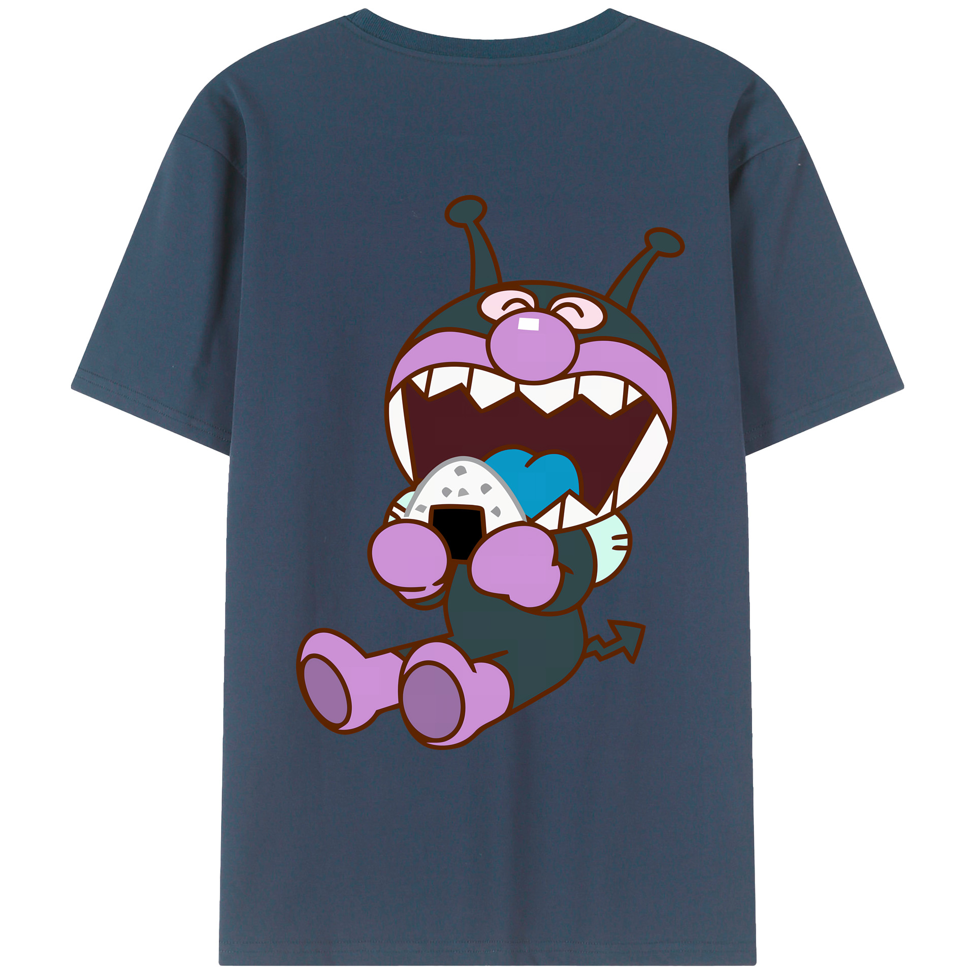 （画像用） アンパンマン Anpanman 綿100％ メンズ半袖Tシャツ（バックプリント） 通気性