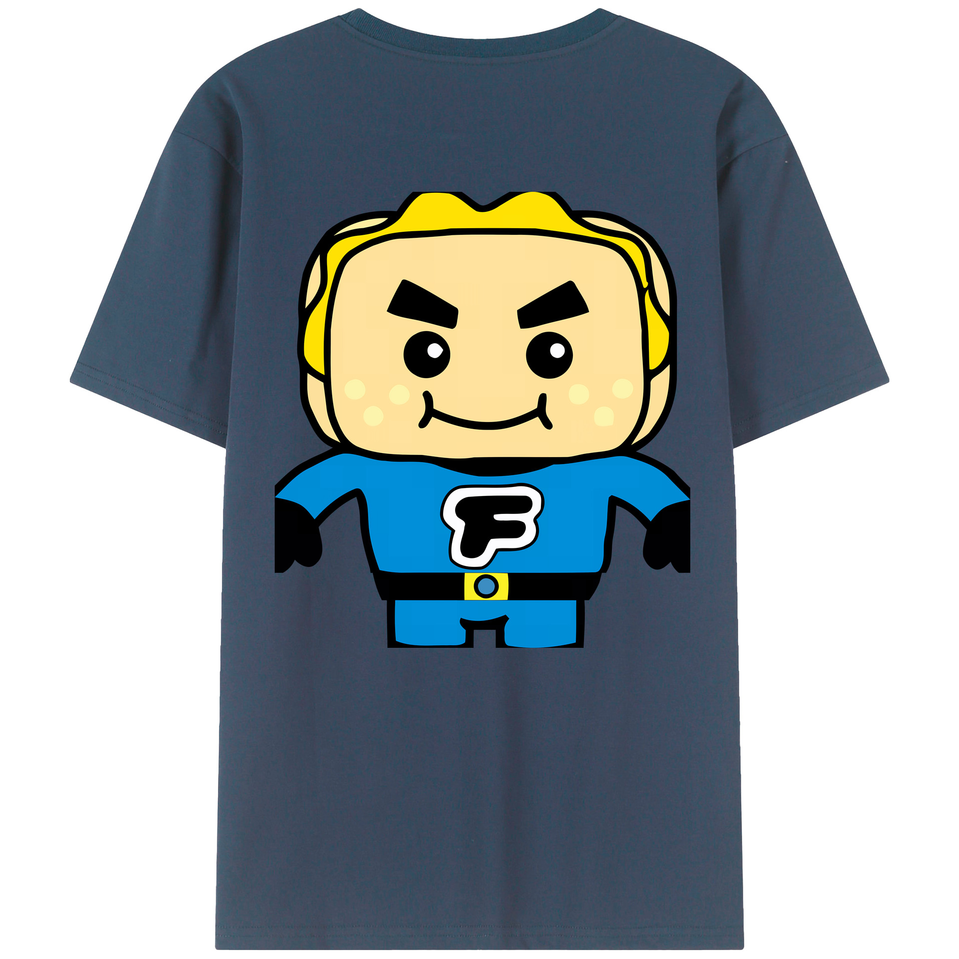 （画像用） アンパンマン Anpanman 綿100％ メンズ半袖Tシャツ（バックプリント） 通気性