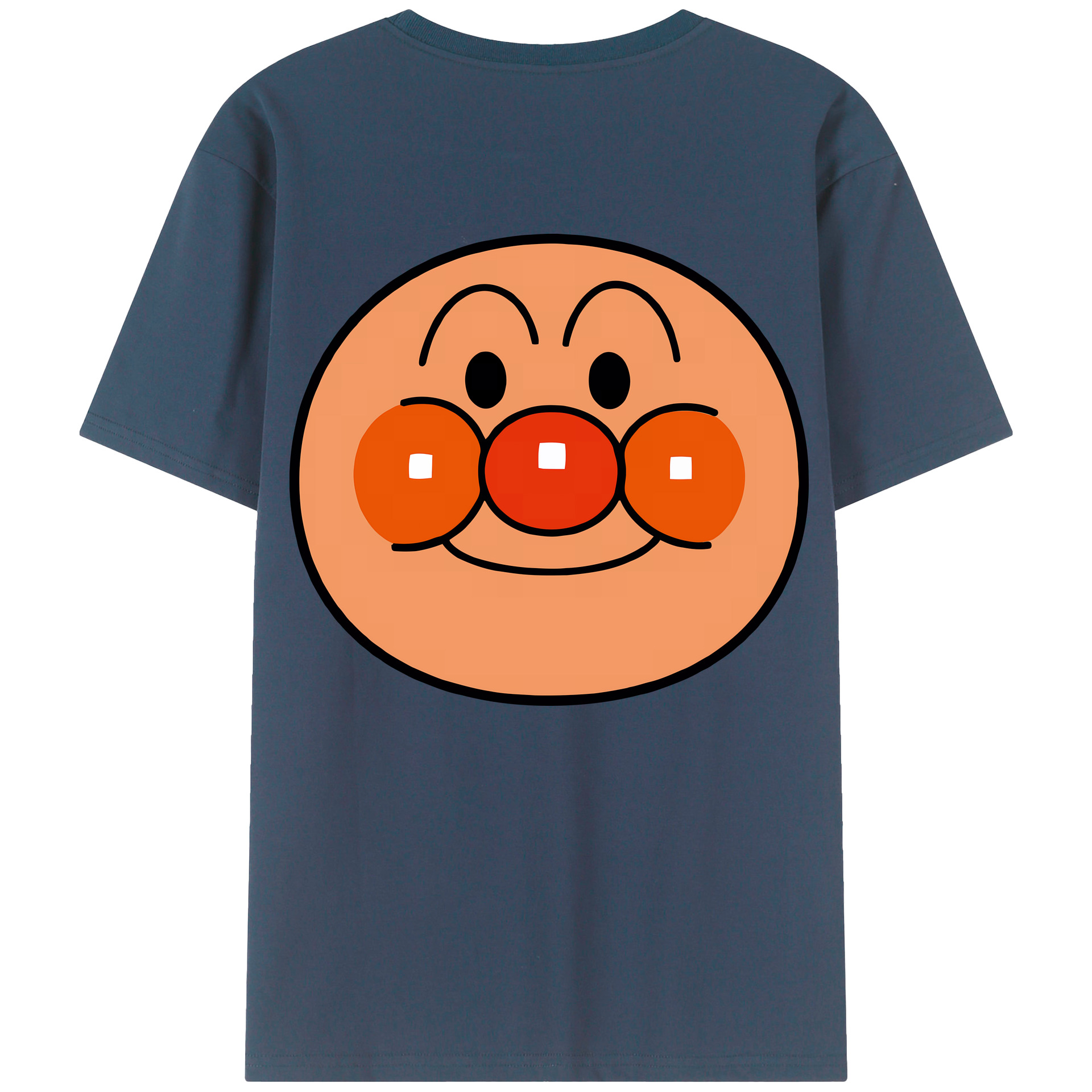 （画像用） アンパンマン Anpanman 綿100％ メンズ半袖Tシャツ（バックプリント） 通気性
