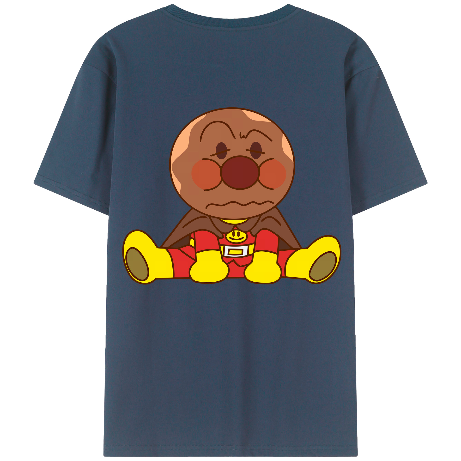 （画像用） アンパンマン Anpanman 綿100％ メンズ半袖Tシャツ（バックプリント） 通気性