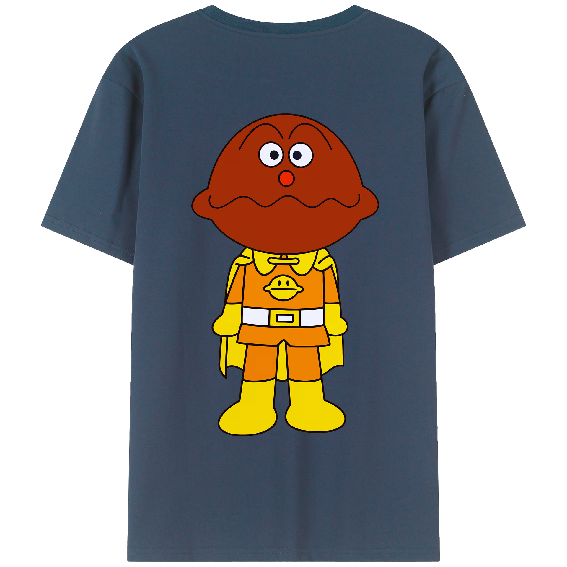（画像用） アンパンマン Anpanman 綿100％ メンズ半袖Tシャツ（バックプリント） 通気性