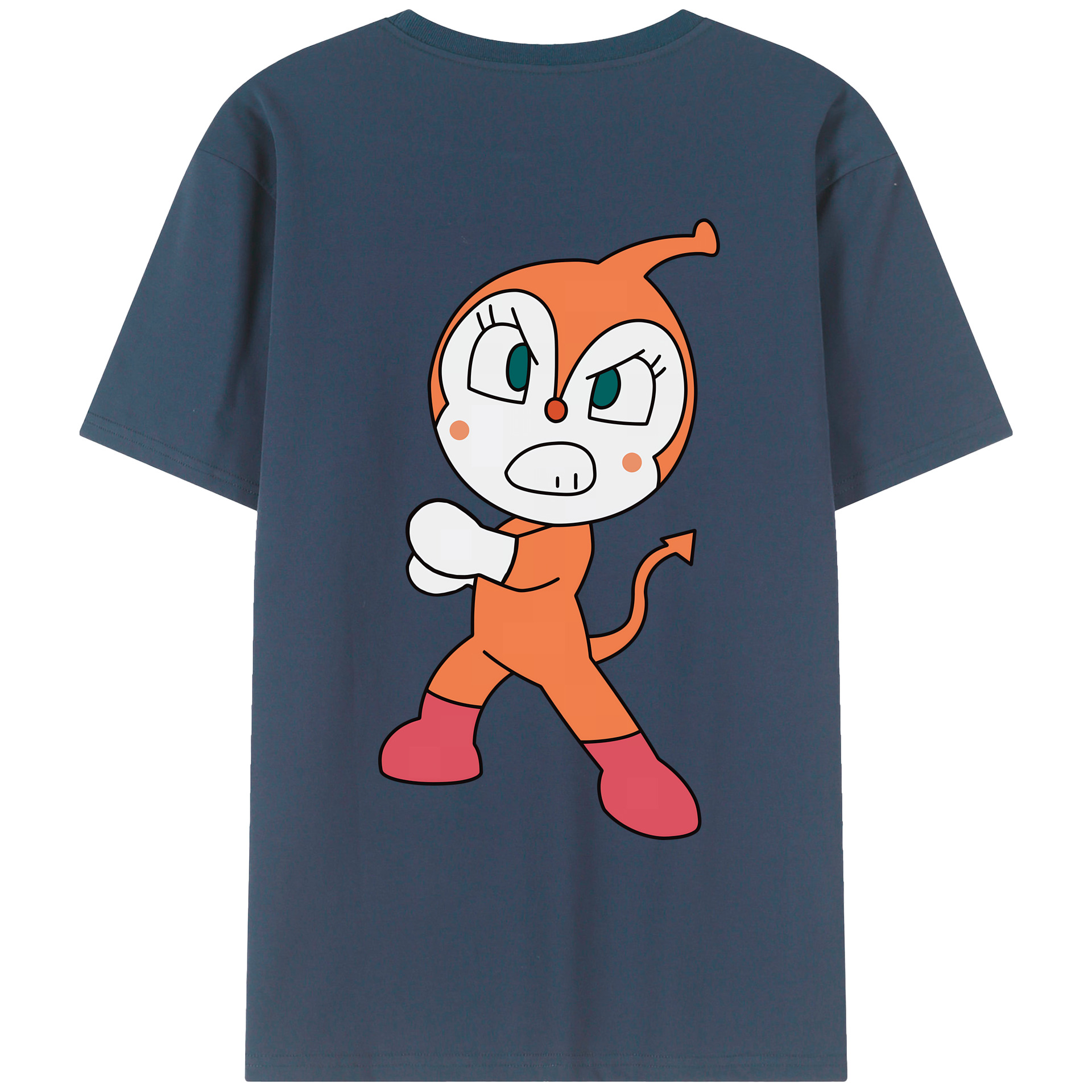 （画像用） アンパンマン Anpanman 綿100％ メンズ半袖Tシャツ（バックプリント） 通気性