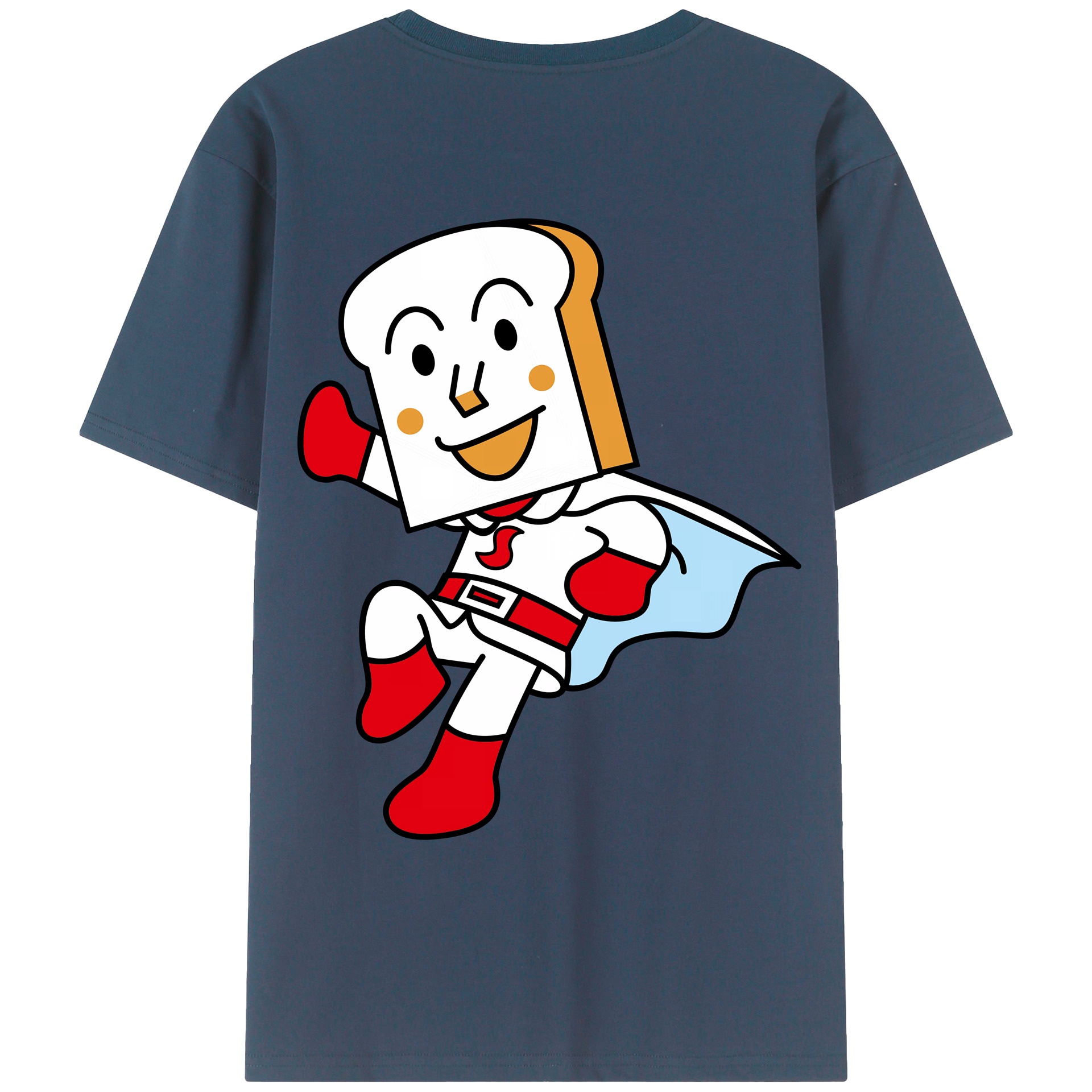 （画像用） アンパンマン Anpanman 綿100％ メンズ半袖Tシャツ（バックプリント） 通気性