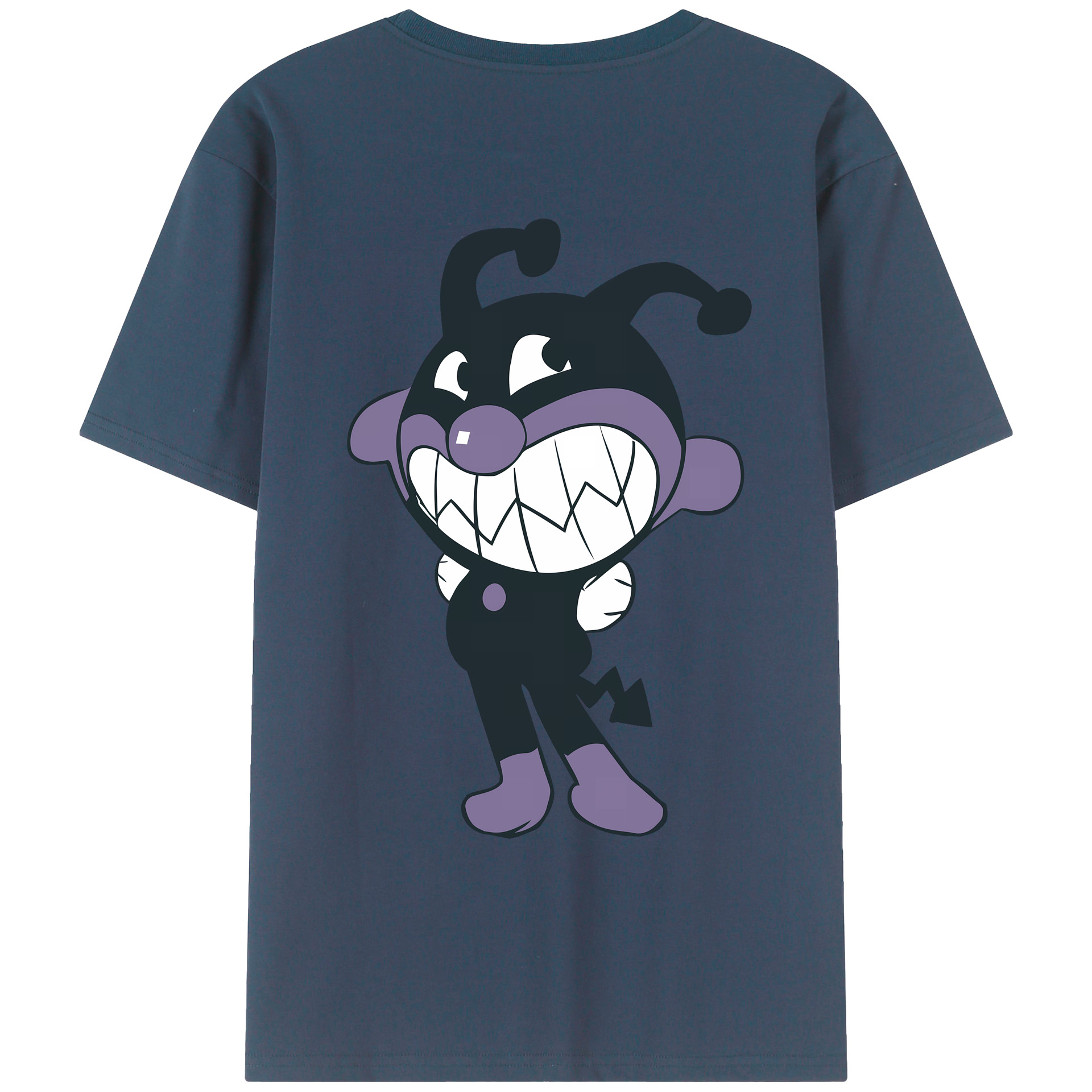 （画像用） アンパンマン Anpanman 綿100％ メンズ半袖Tシャツ（バックプリント） 通気性