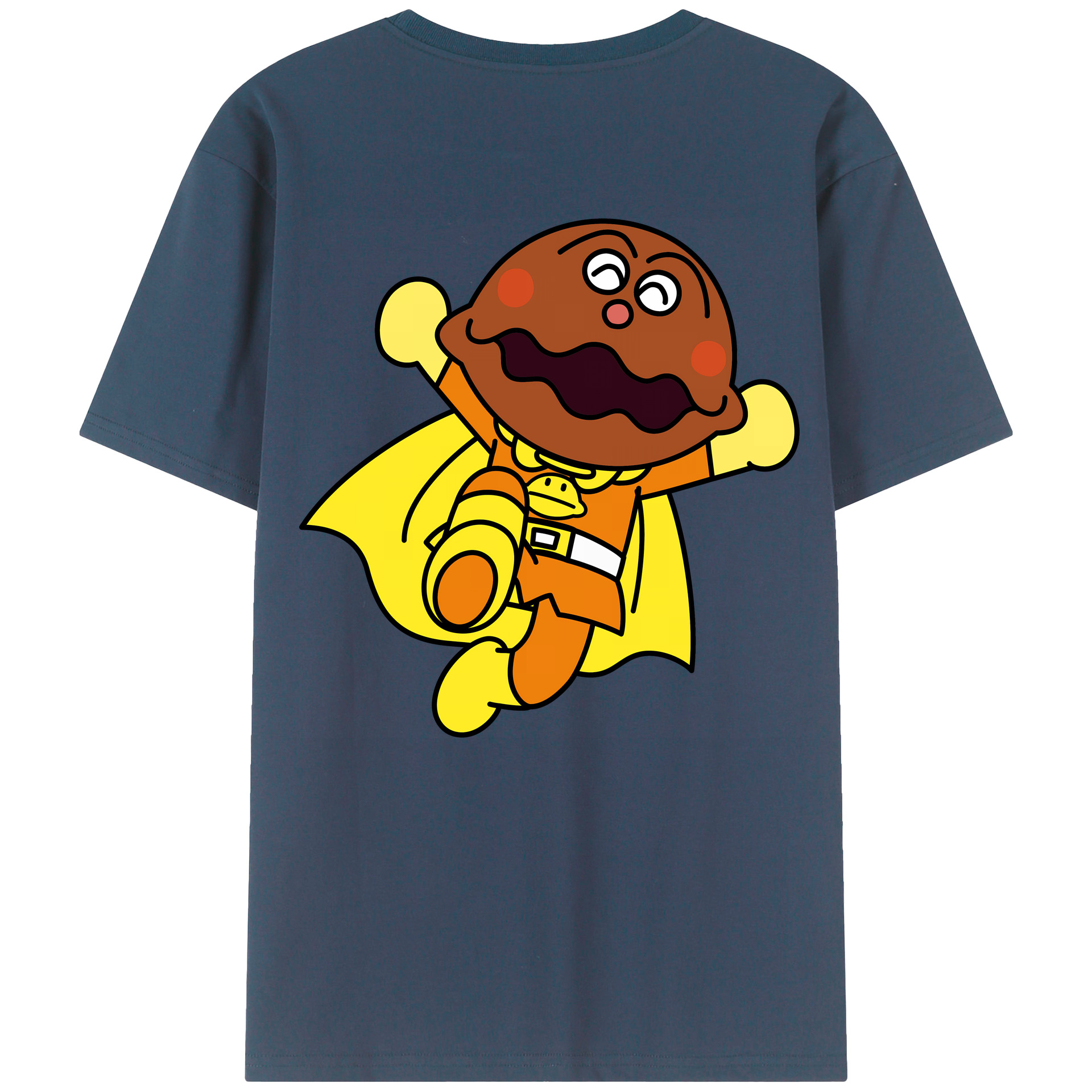 （画像用） アンパンマン Anpanman 綿100％ メンズ半袖Tシャツ（バックプリント） 通気性
