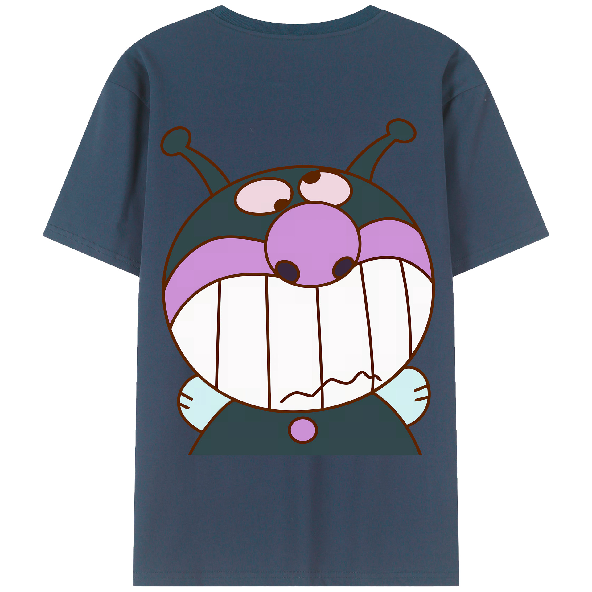 （画像用） アンパンマン Anpanman 綿100％ メンズ半袖Tシャツ（バックプリント） 通気性