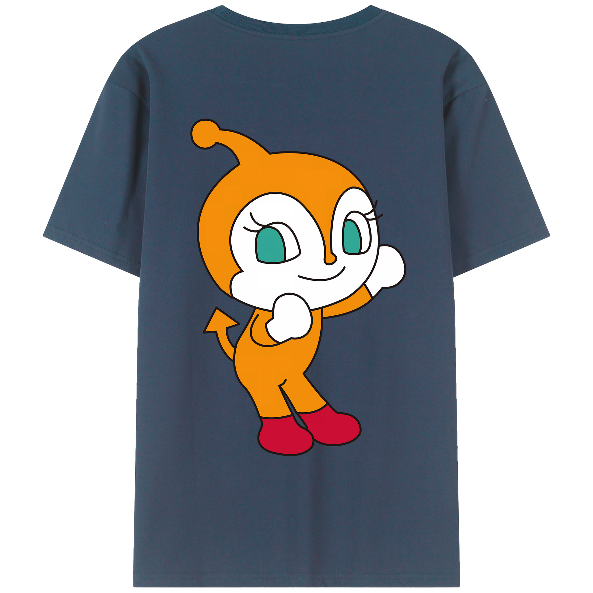 （画像用） アンパンマン Anpanman 綿100％ メンズ半袖Tシャツ（バックプリント） 通気性