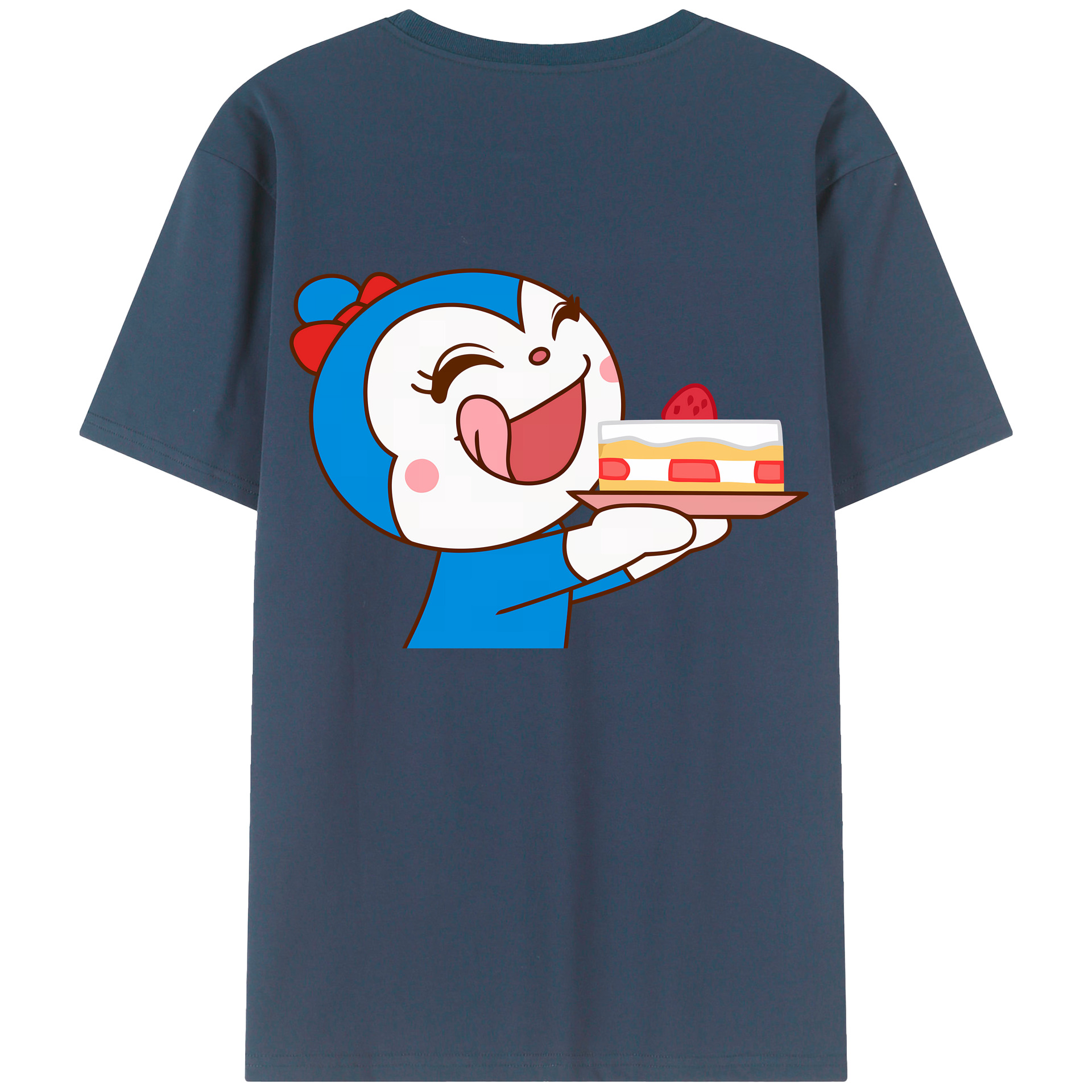 （画像用） アンパンマン Anpanman 綿100％ メンズ半袖Tシャツ（バックプリント） 通気性