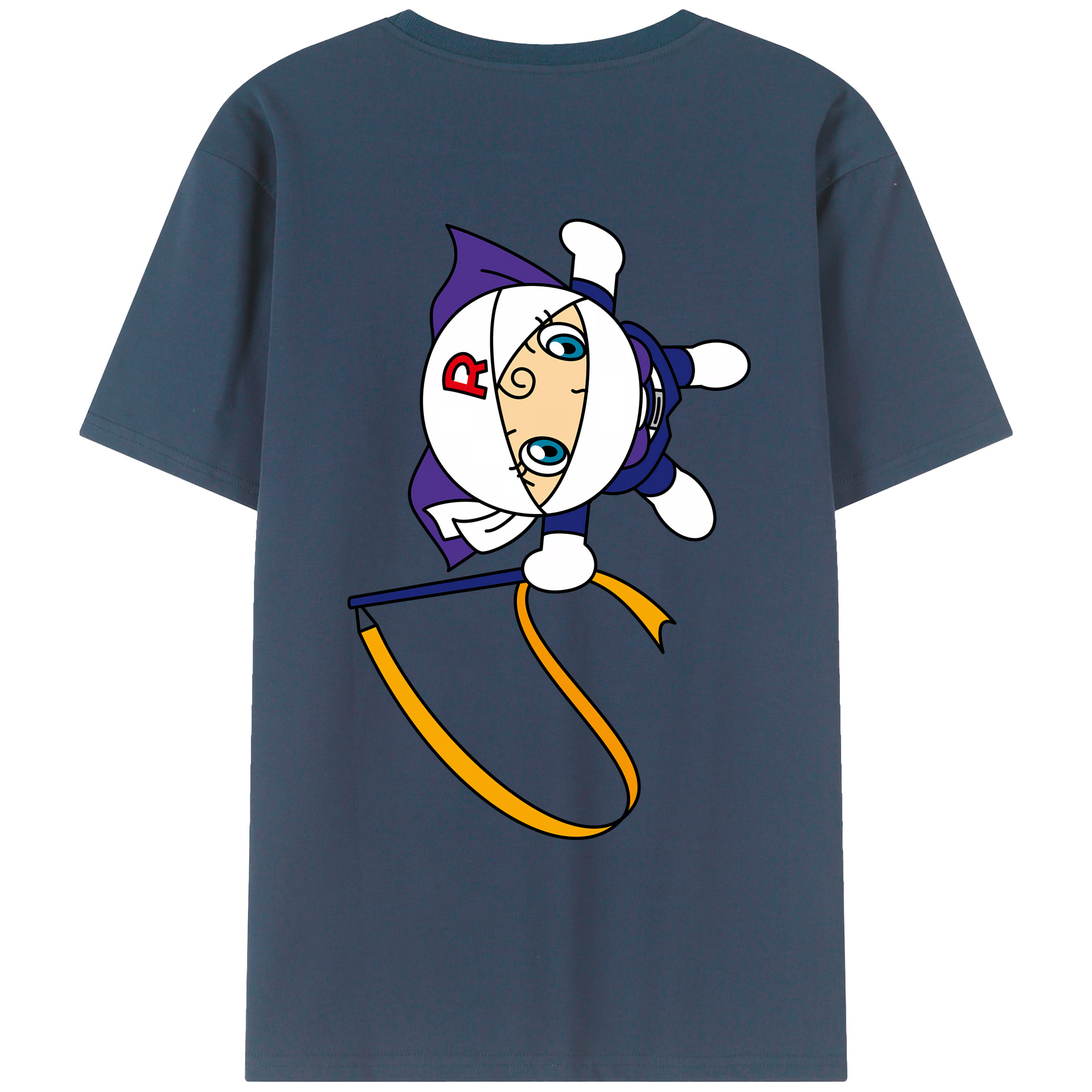 （画像用） アンパンマン Anpanman 綿100％ メンズ半袖Tシャツ（バックプリント） 通気性