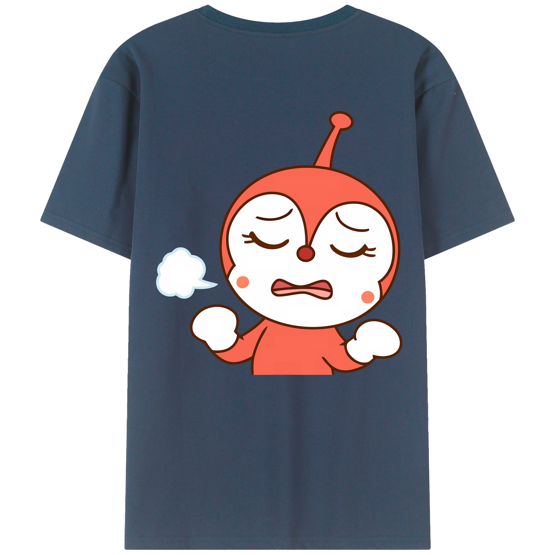 （画像用） アンパンマン Anpanman 綿100％ メンズ半袖Tシャツ（バックプリント） 通気性