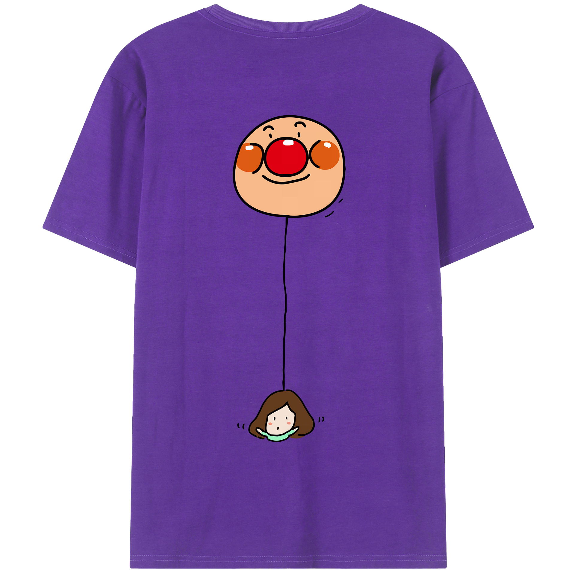 （画像用） アンパンマン Anpanman 綿100％ メンズ半袖Tシャツ（バックプリント） 通気性
